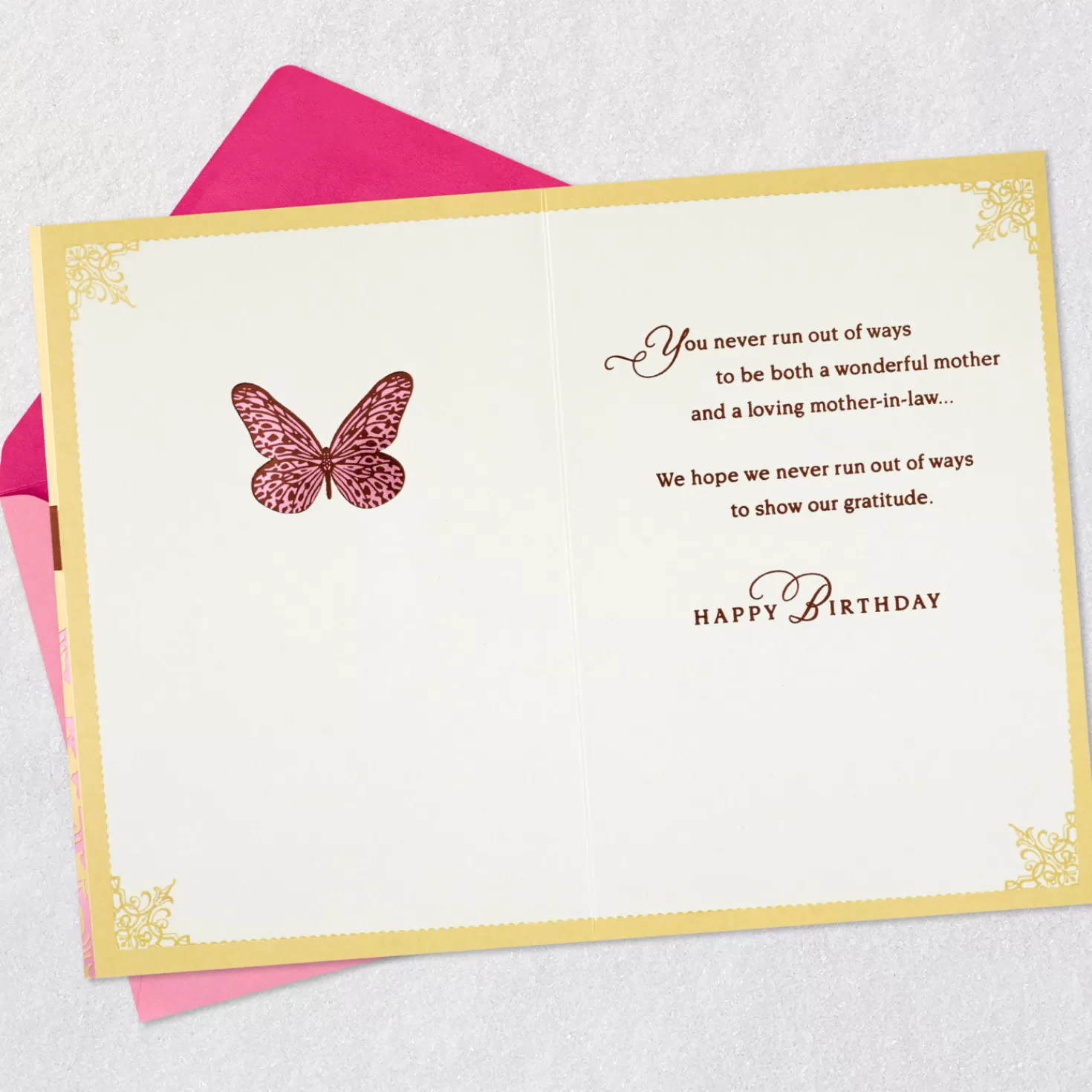 Birthday>Hallmark Love And Thanks Birthday Card For Mother From Both