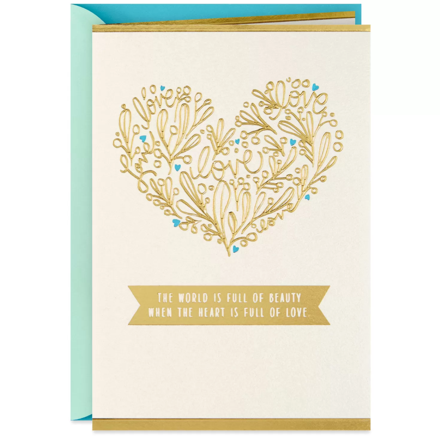 Best Love Floral Heart Wedding Card Congratulations