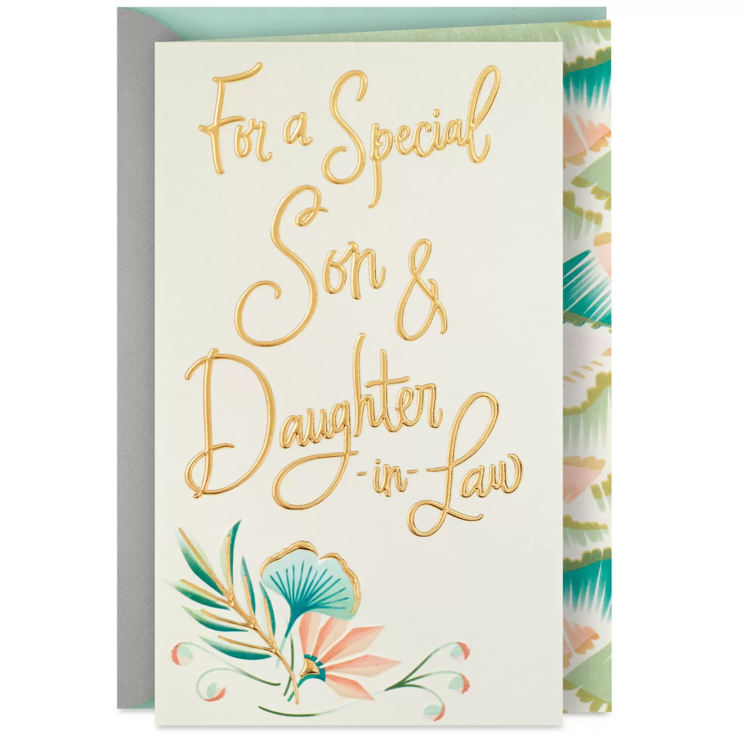 Cheap Love Is A Gift Wedding Card For Son And Daughter-In-Law Wedding