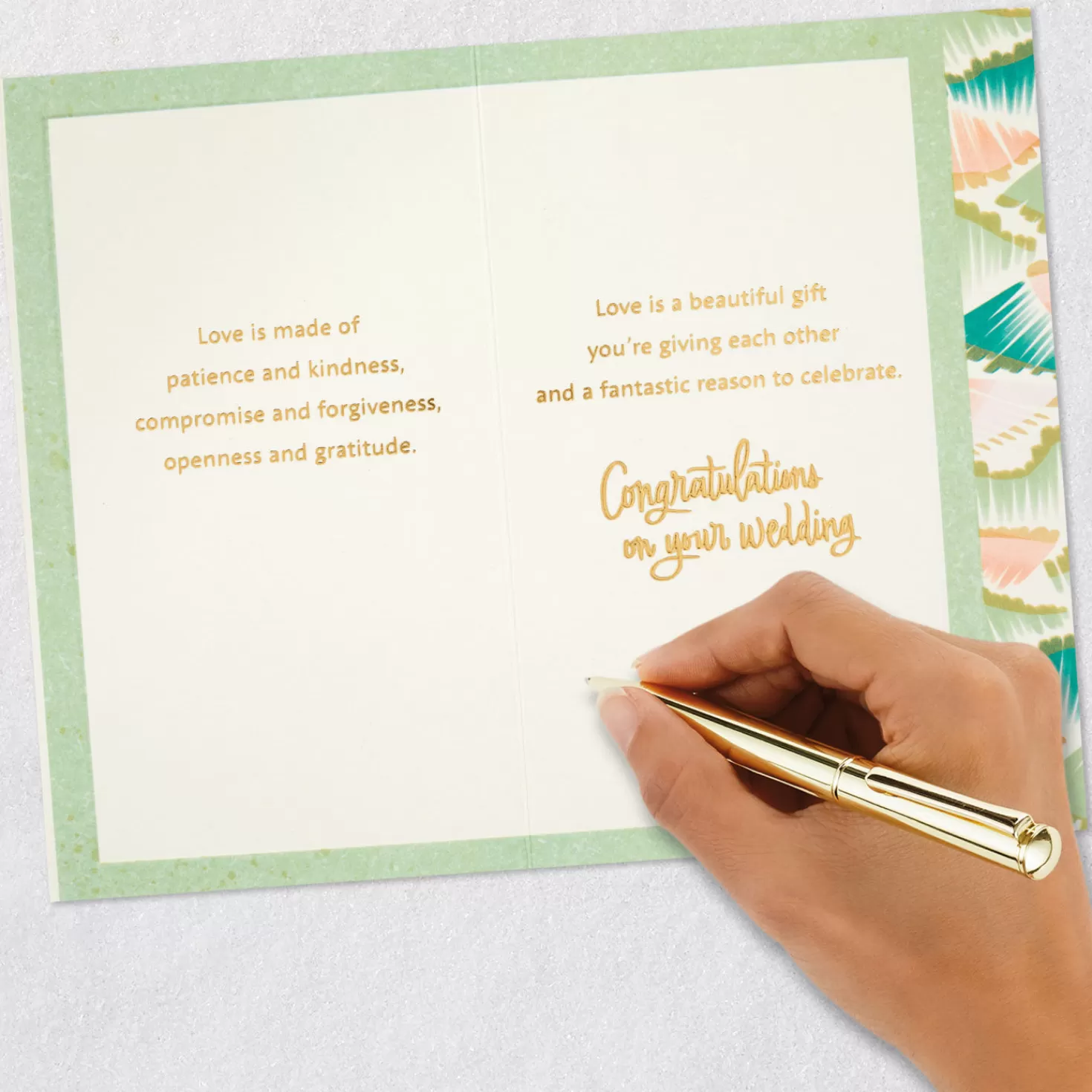 Cheap Love Is A Gift Wedding Card For Son And Daughter-In-Law Wedding