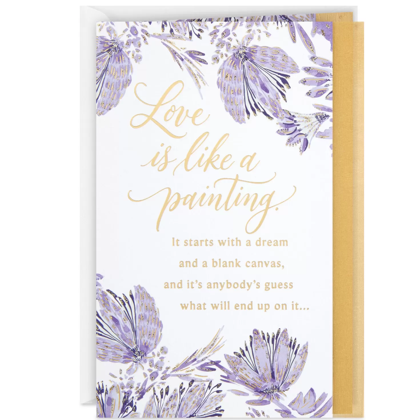 Anniversary>Hallmark Love Is Like A Painting Anniversary Card For Couple