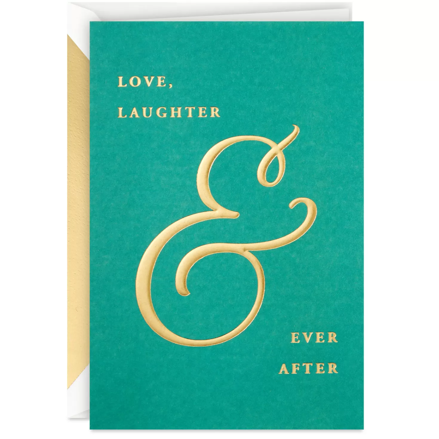 Cheap Love, Laughter & Ever After Wedding Card Wedding