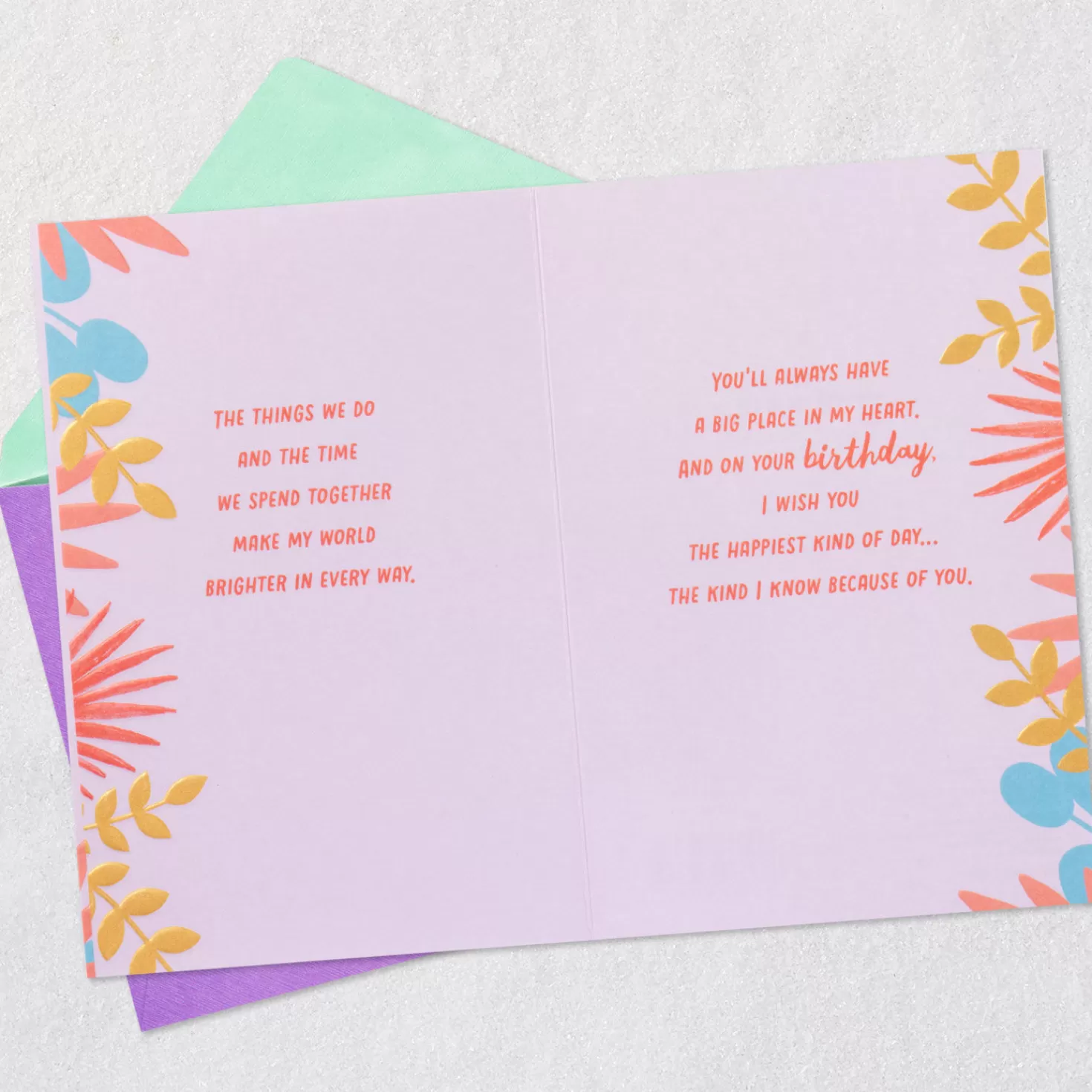 Birthday>Hallmark Love Making Memories With You Birthday Card For Granddaughter