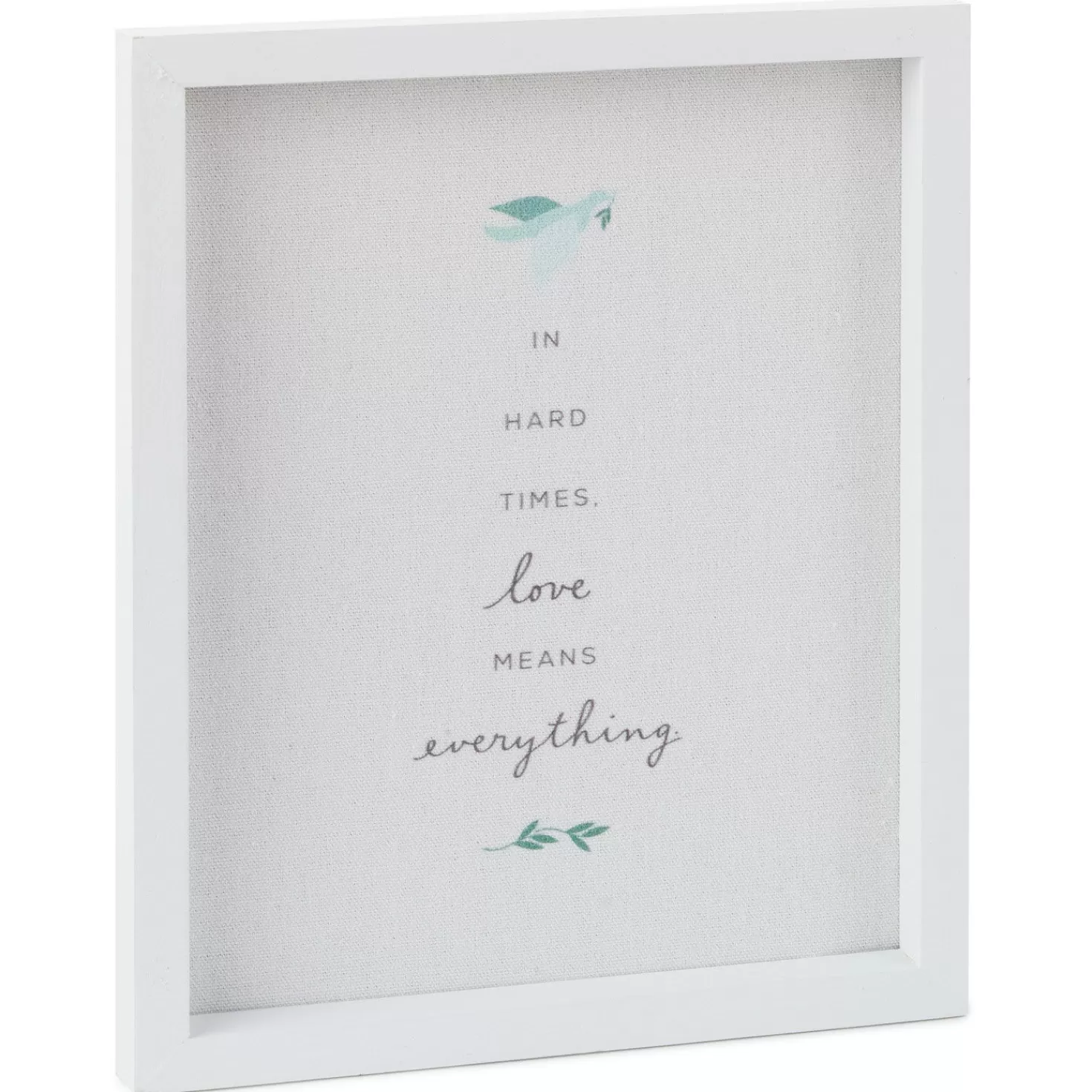 Store Love Means Everything Quote Sign, 7.5X9 Sympathy