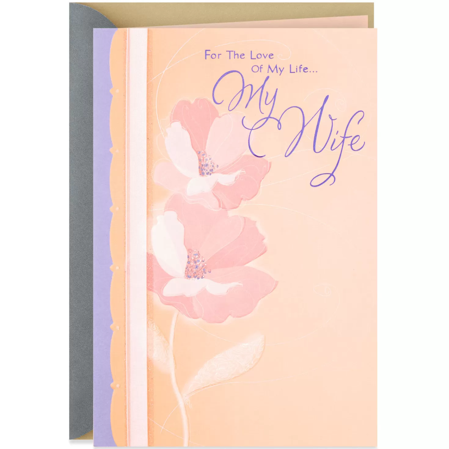 Anniversary>Hallmark Love Of My Life Anniversary Card For Wife