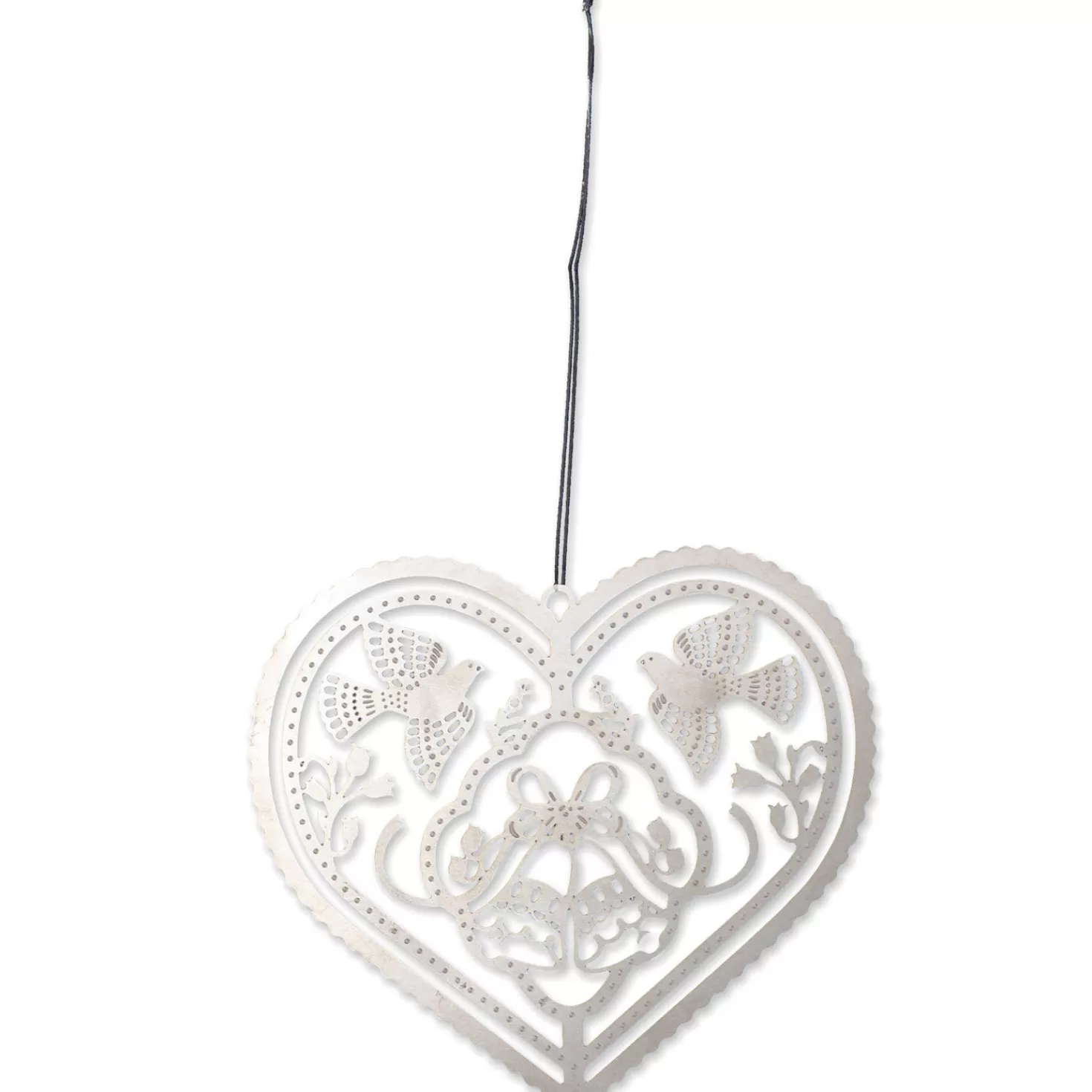 Online Love That Only Gets Stronger Wedding Card With Heart Ornament Wedding