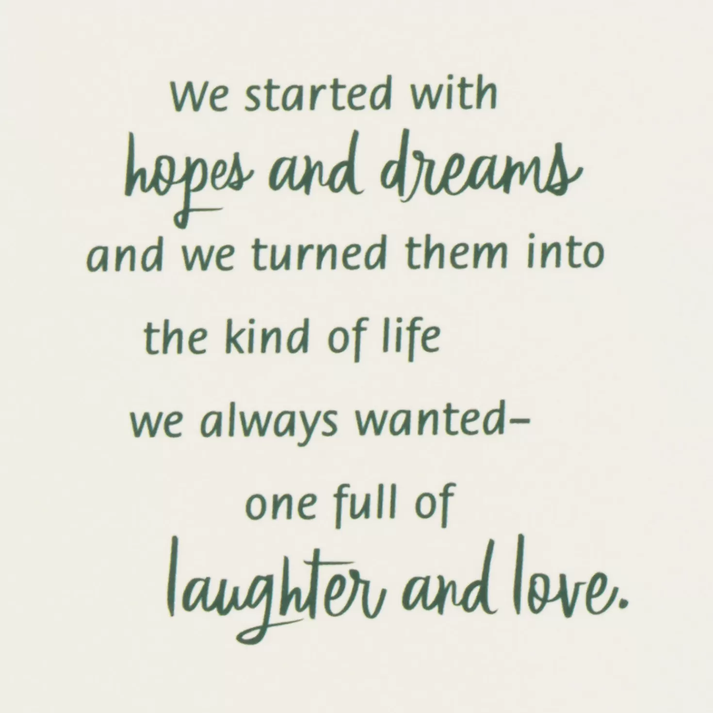 Anniversary>Hallmark Love The Life We'Ve Made Together Anniversary Card For Him