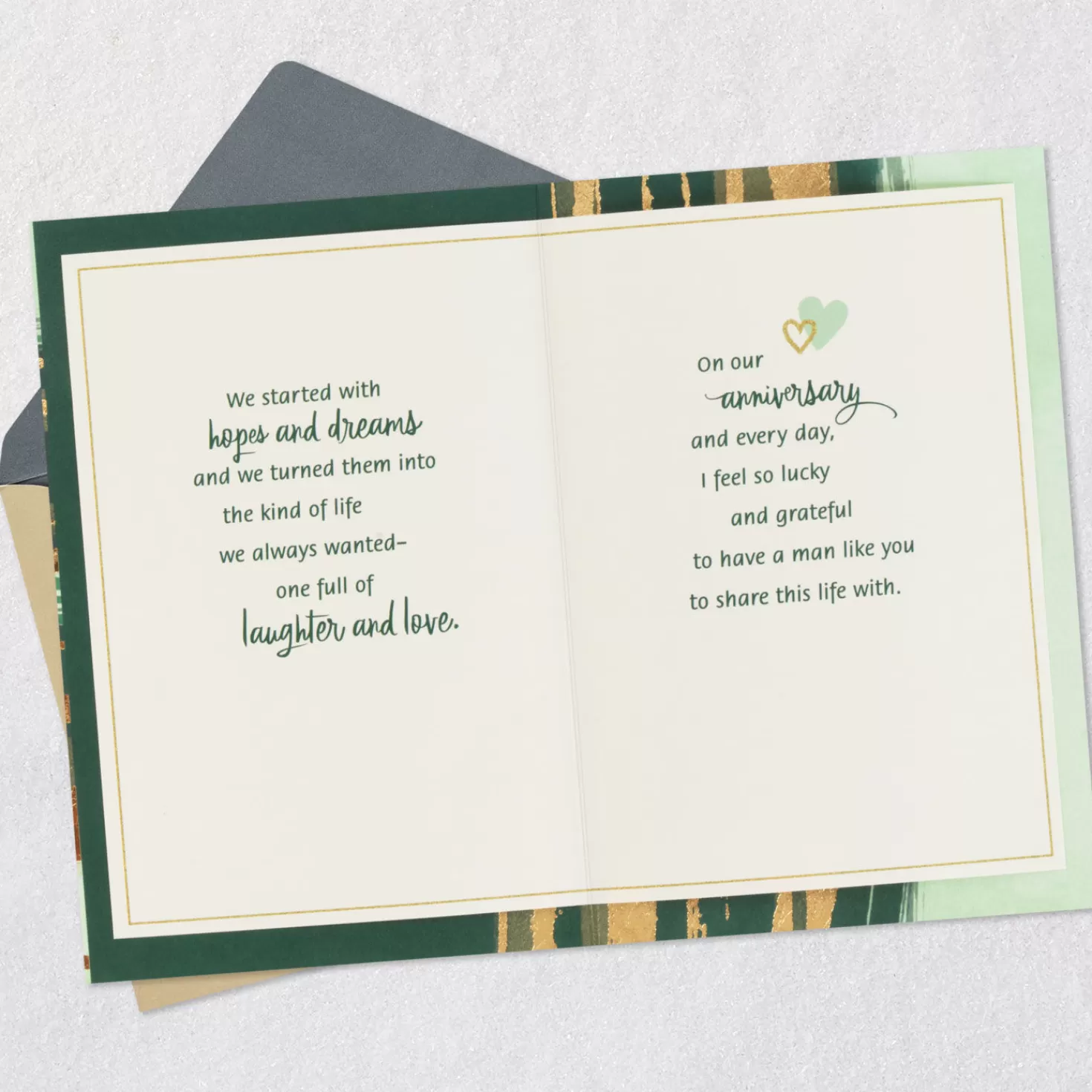 Anniversary>Hallmark Love The Life We'Ve Made Together Anniversary Card For Him