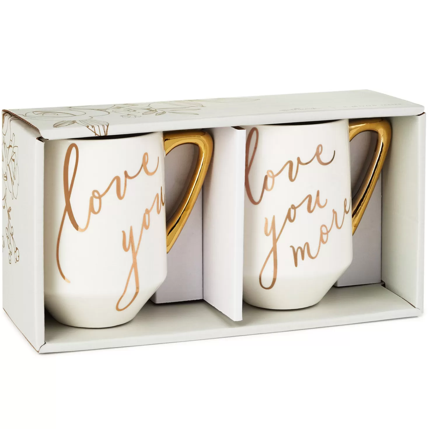 Hot Love You And Love You More Mugs, Set Of 2 Wedding