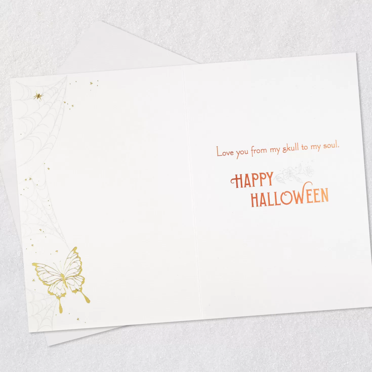 Halloween (10/31)>Hallmark Love You From My Skull To My Soul Halloween Card