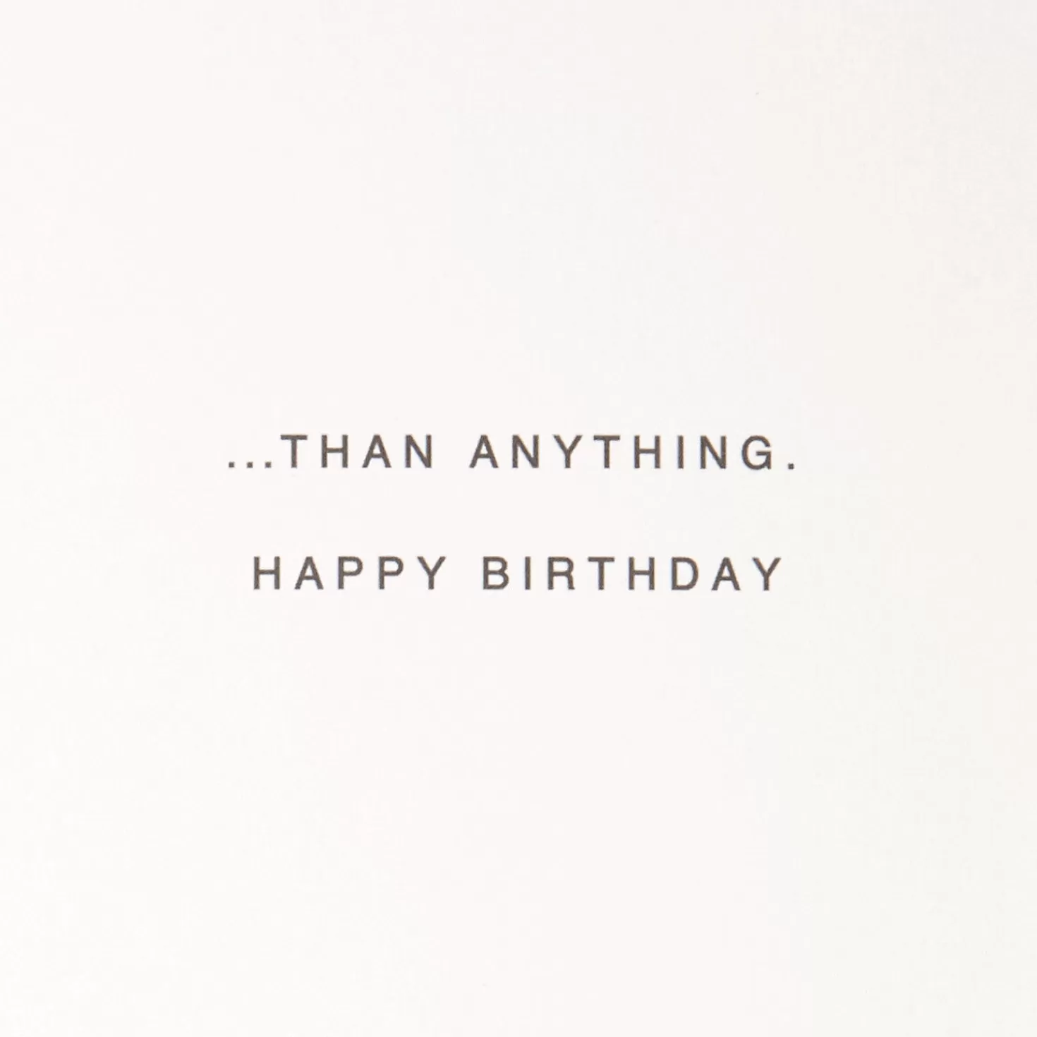 Birthday>Hallmark Love You More Letter Board Birthday Card