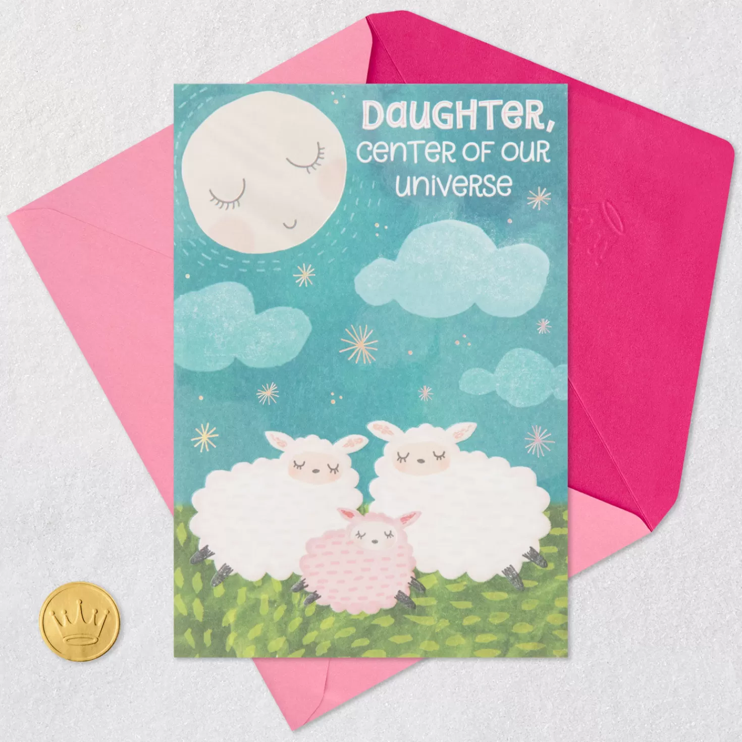 Birthday>Hallmark Love You To The Moon And Back 1St Birthday Card For Daughter