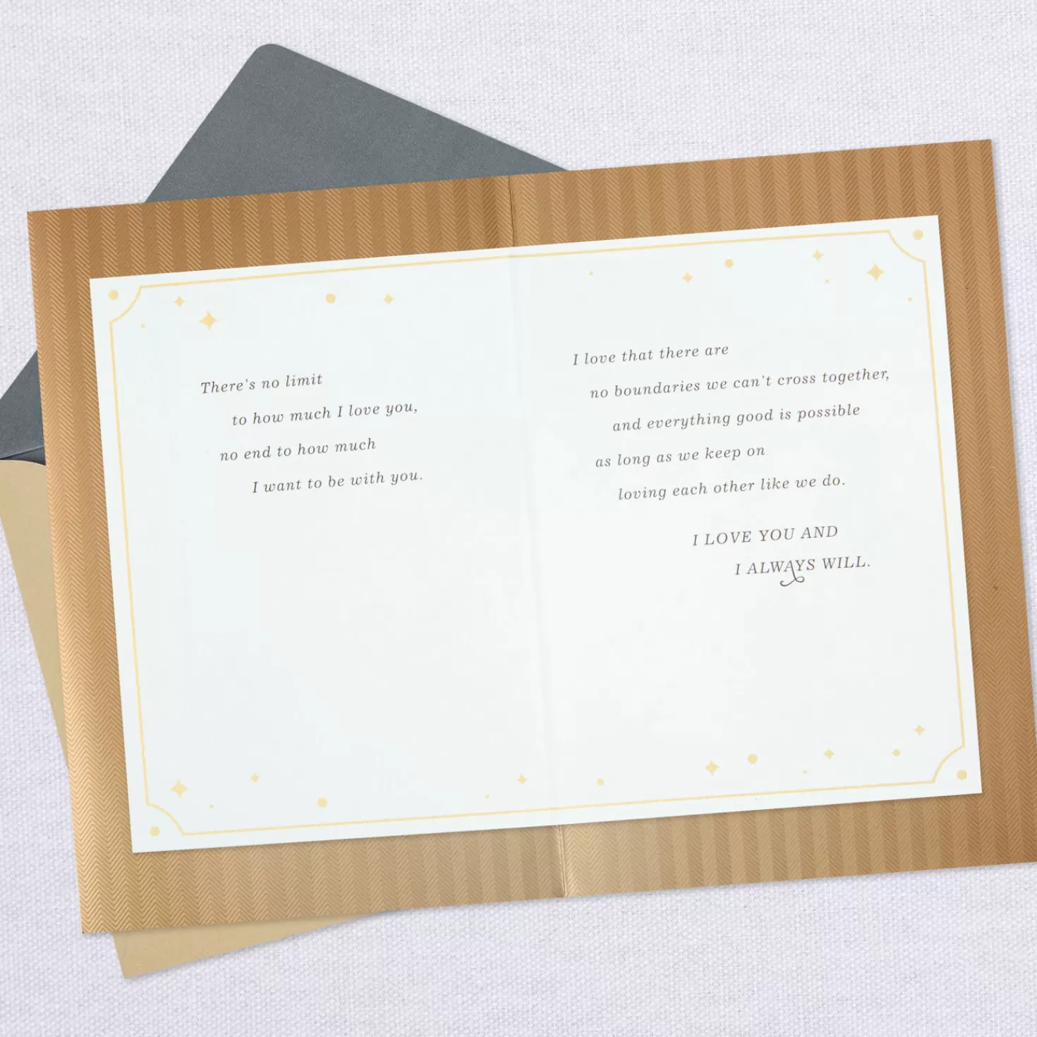 Anniversary>Hallmark Love You To The Moon And Back Romantic Love Card