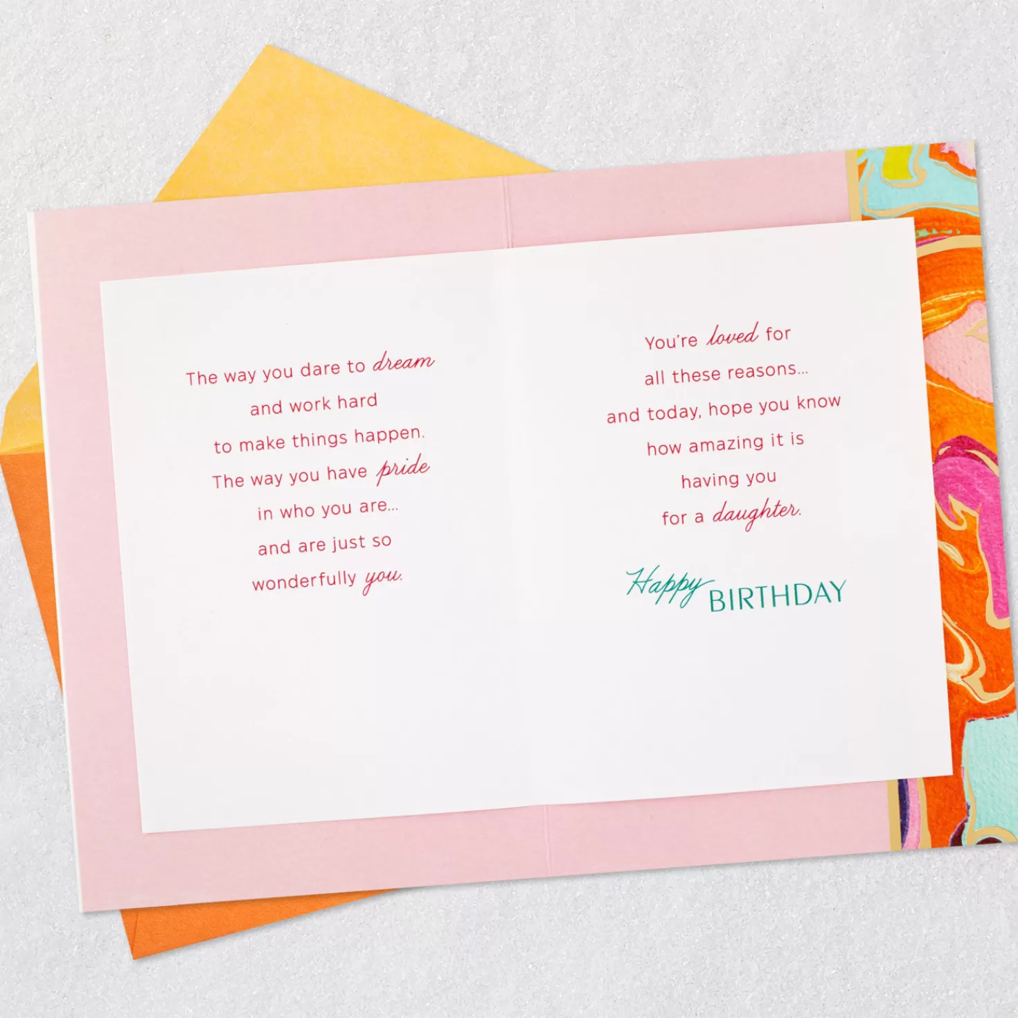Birthday>Hallmark Loved For So Many Reasons Birthday Card For Daughter