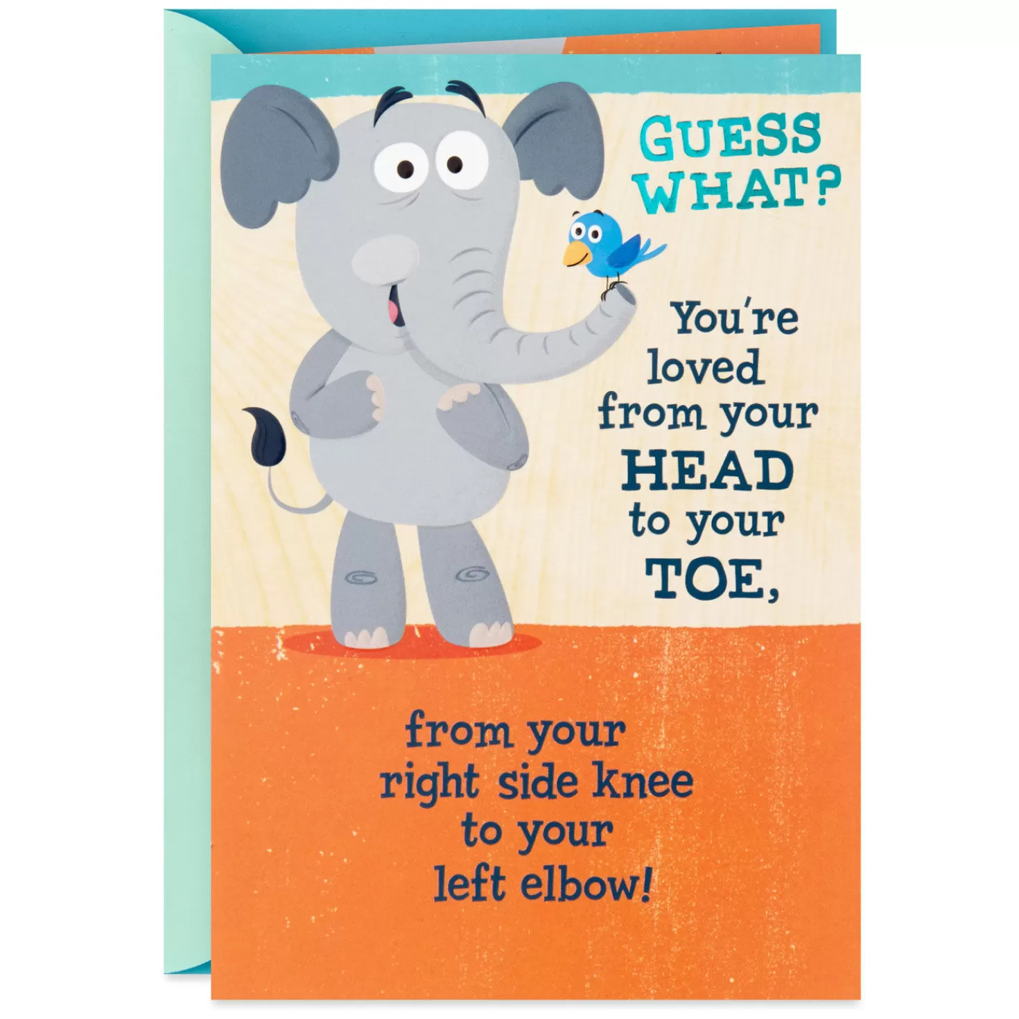 New Loved From Head To Toe Religious Encouragement Card For Kids Encouragement