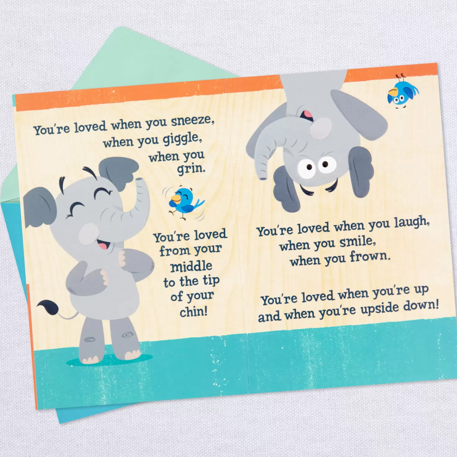 New Loved From Head To Toe Religious Encouragement Card For Kids Encouragement