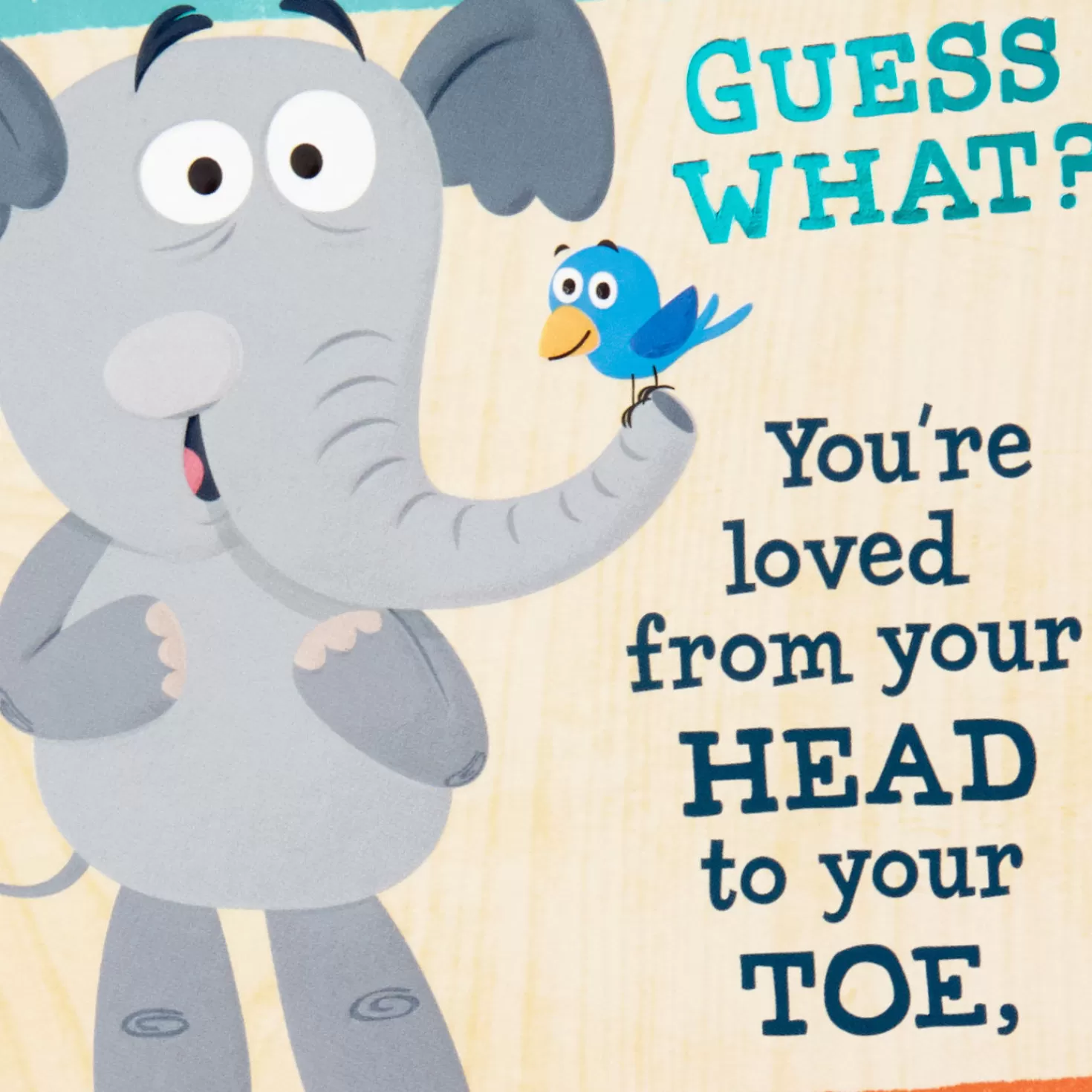 New Loved From Head To Toe Religious Encouragement Card For Kids Encouragement