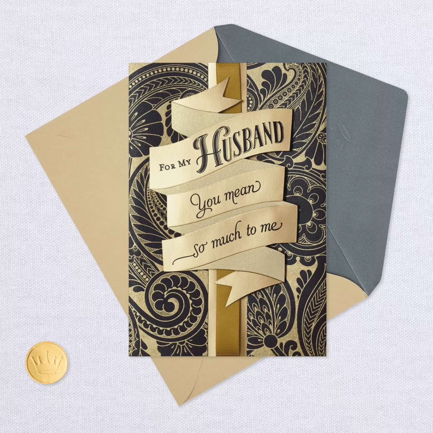 Anniversary>Hallmark Lucky Having You To Love Anniversary Card For Husband