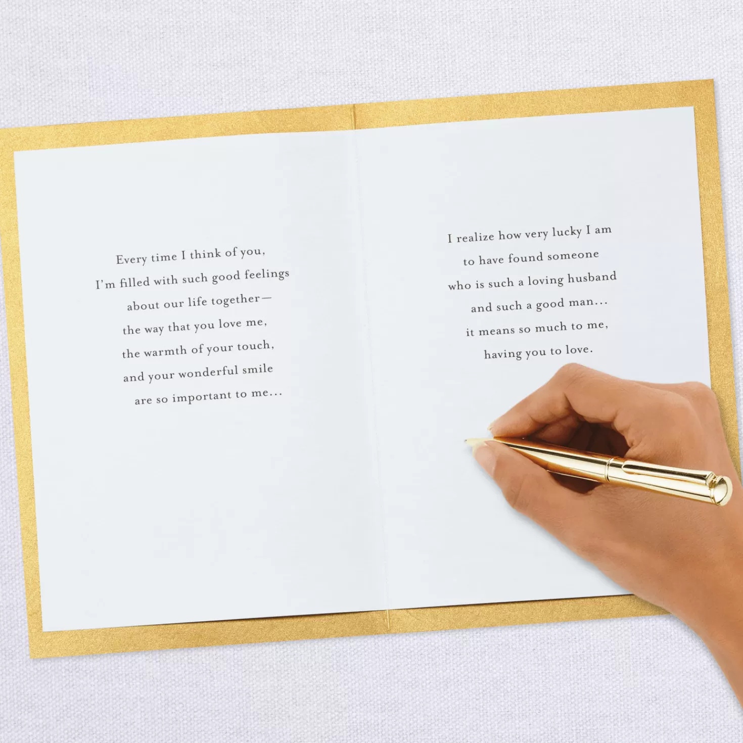 Anniversary>Hallmark Lucky Having You To Love Anniversary Card For Husband