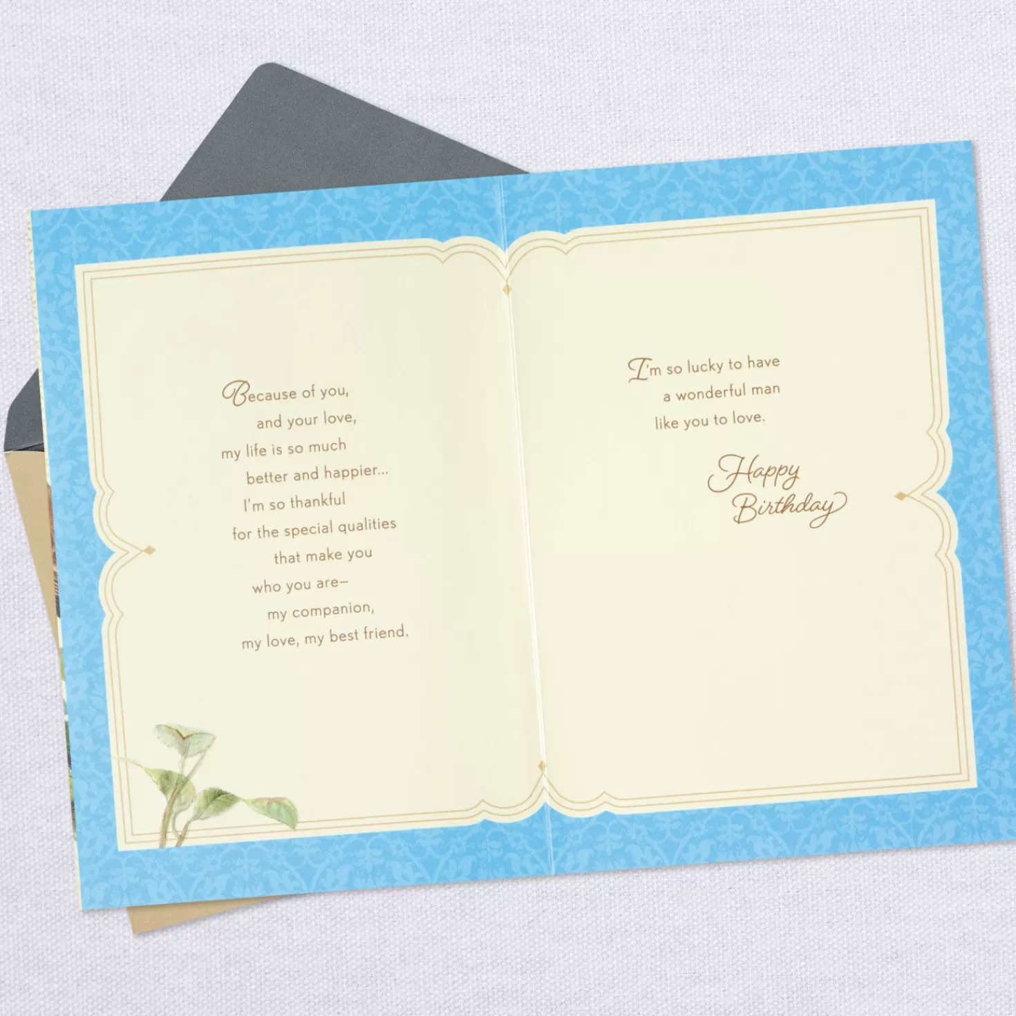 Birthday>Hallmark Lucky To Have You To Love Birthday Card For Husband