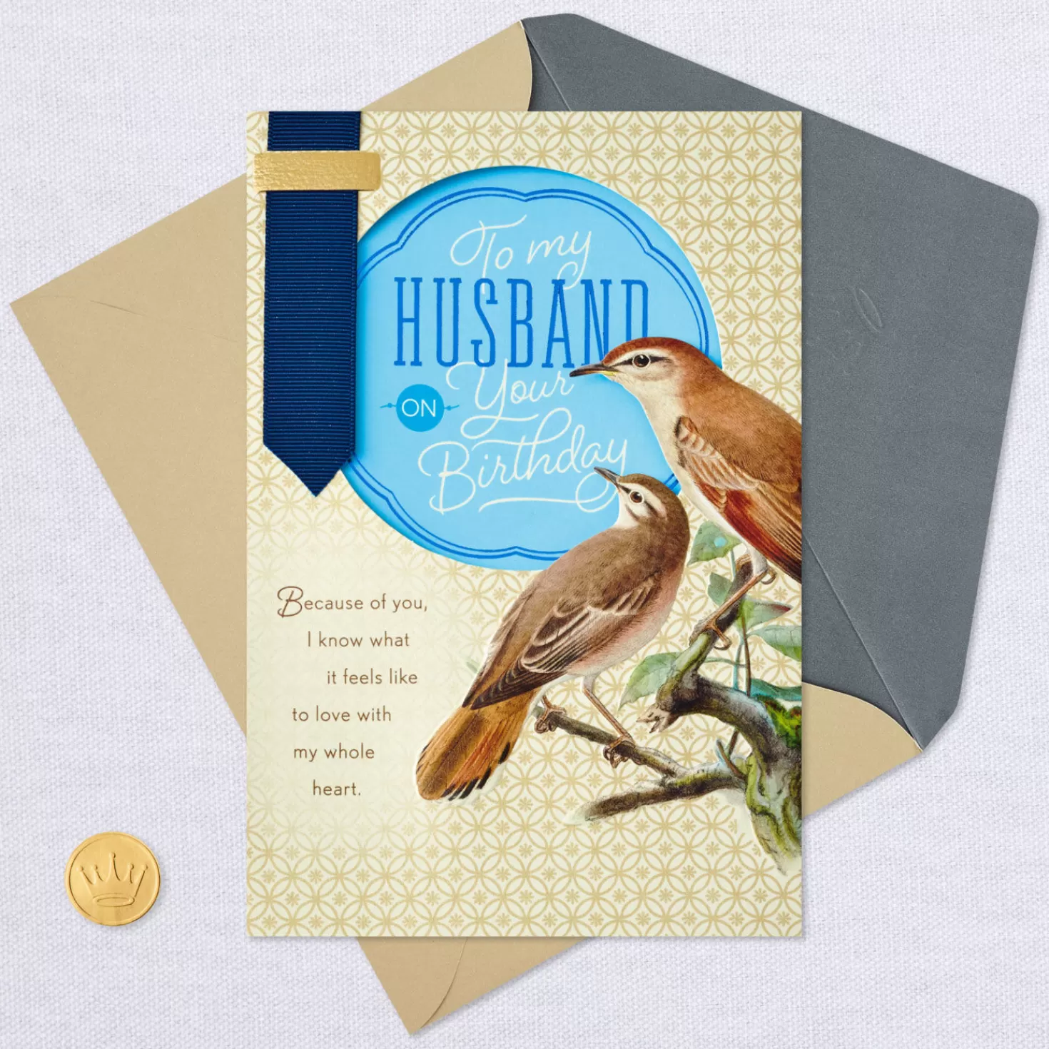 Birthday>Hallmark Lucky To Have You To Love Birthday Card For Husband