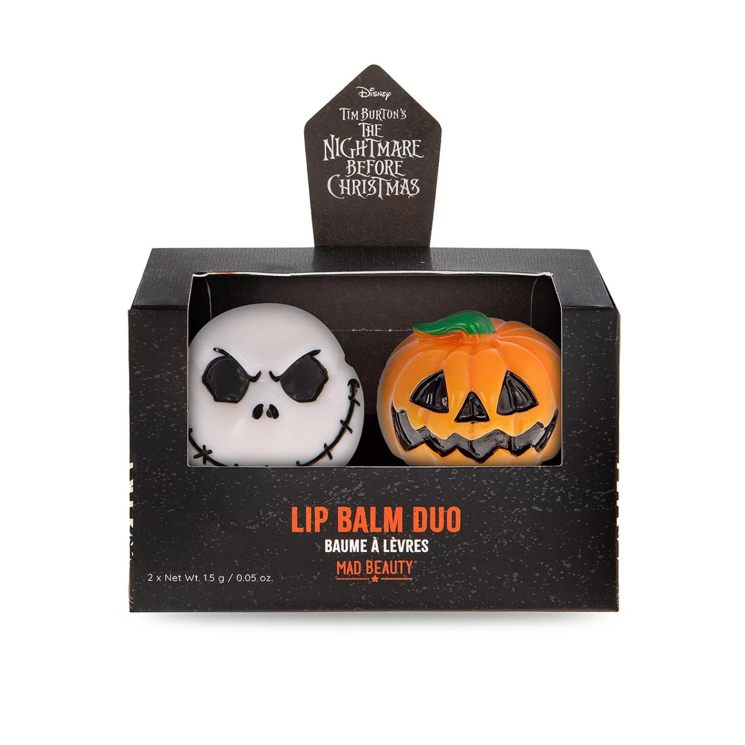 Halloween (10/31)>Hallmark Mad Beauty Disney Tim Burton's The Nightmare Before Christmas Lip Balms, Set Of 2