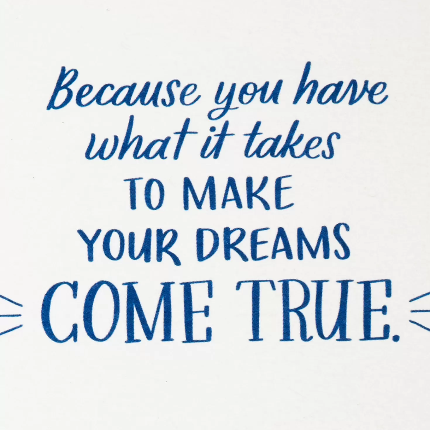 Online Make Your Dreams Come True Graduation Card Graduation