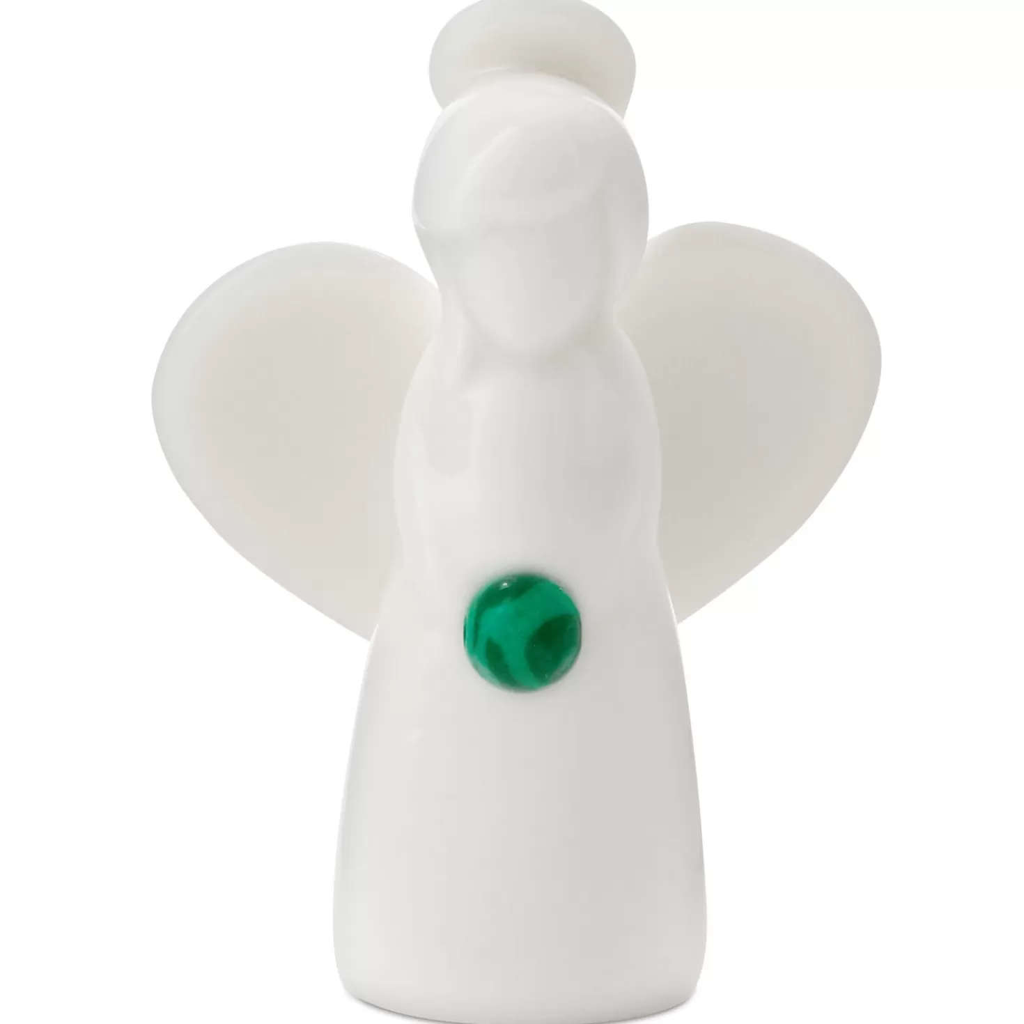 Best Sale Malachite Angel Of Protection Mini Angel Figurine, 2" Encouragement
