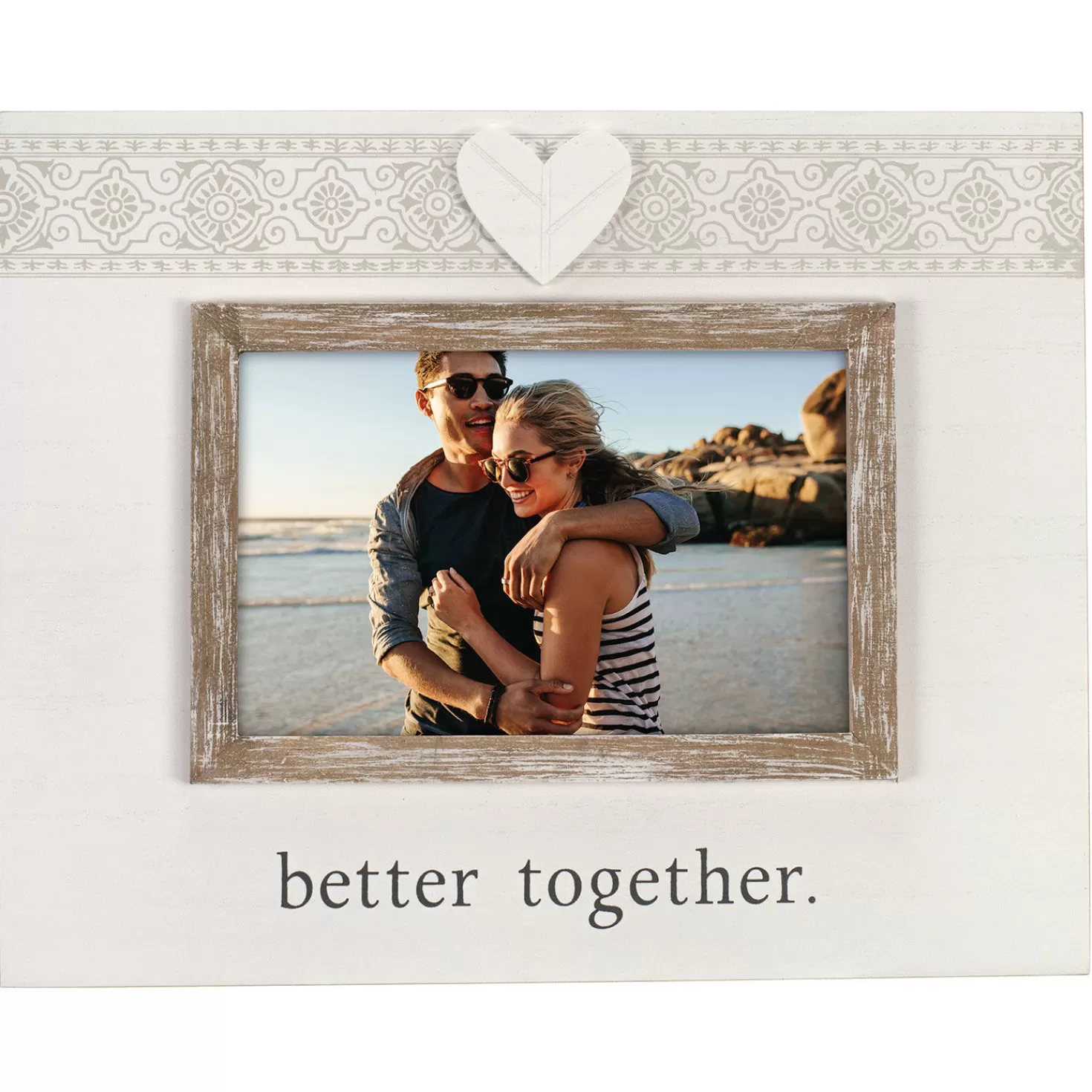 Cheap Malden Better Together Rustic Wood Picture Frame, 4X6 Wedding