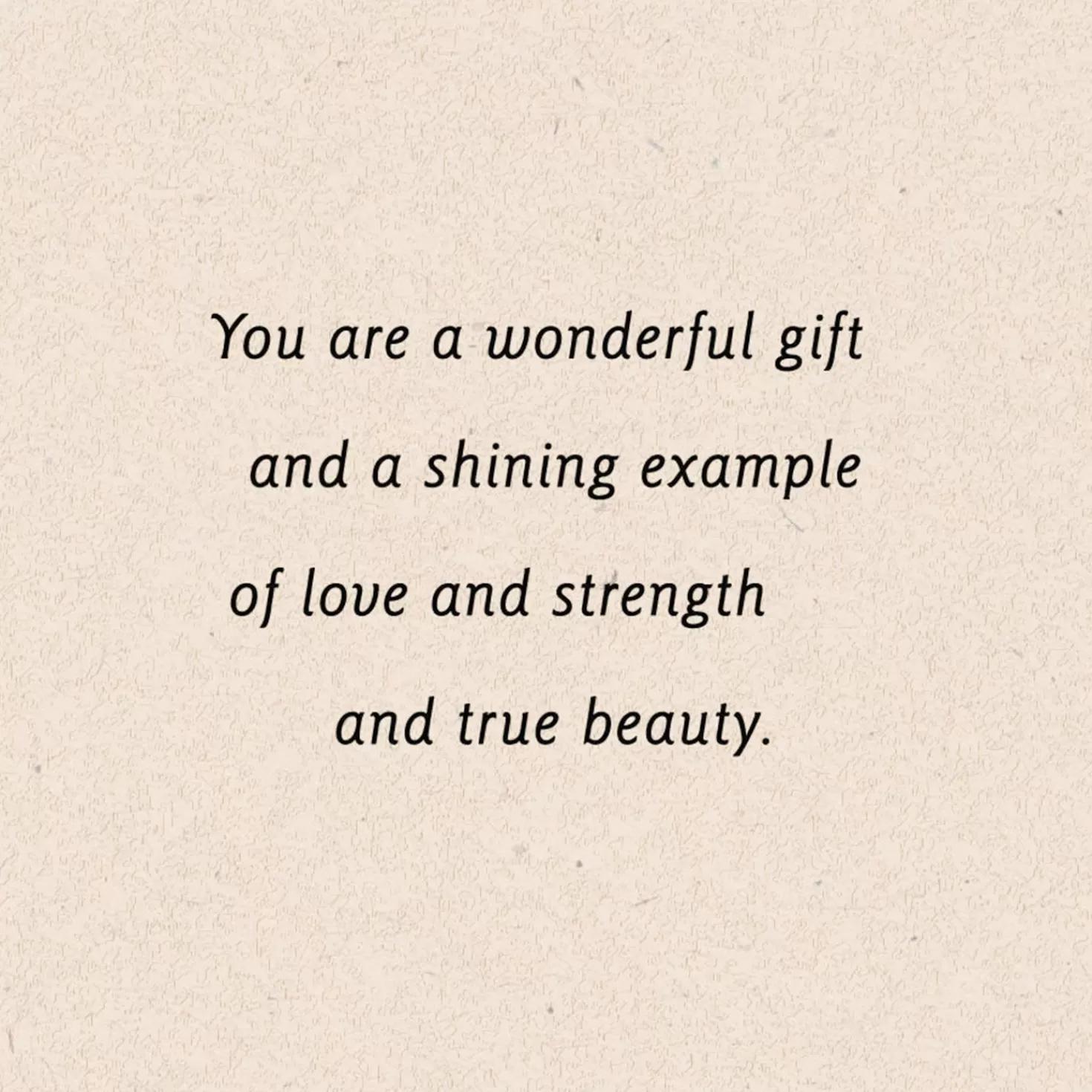 Birthday>Hallmark Mama, You Are A Wonderful, Shining Example Birthday Card