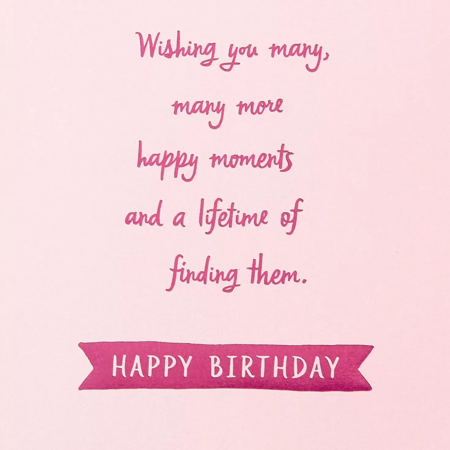 Birthday>Hallmark Many Happy Moments Birthday Card