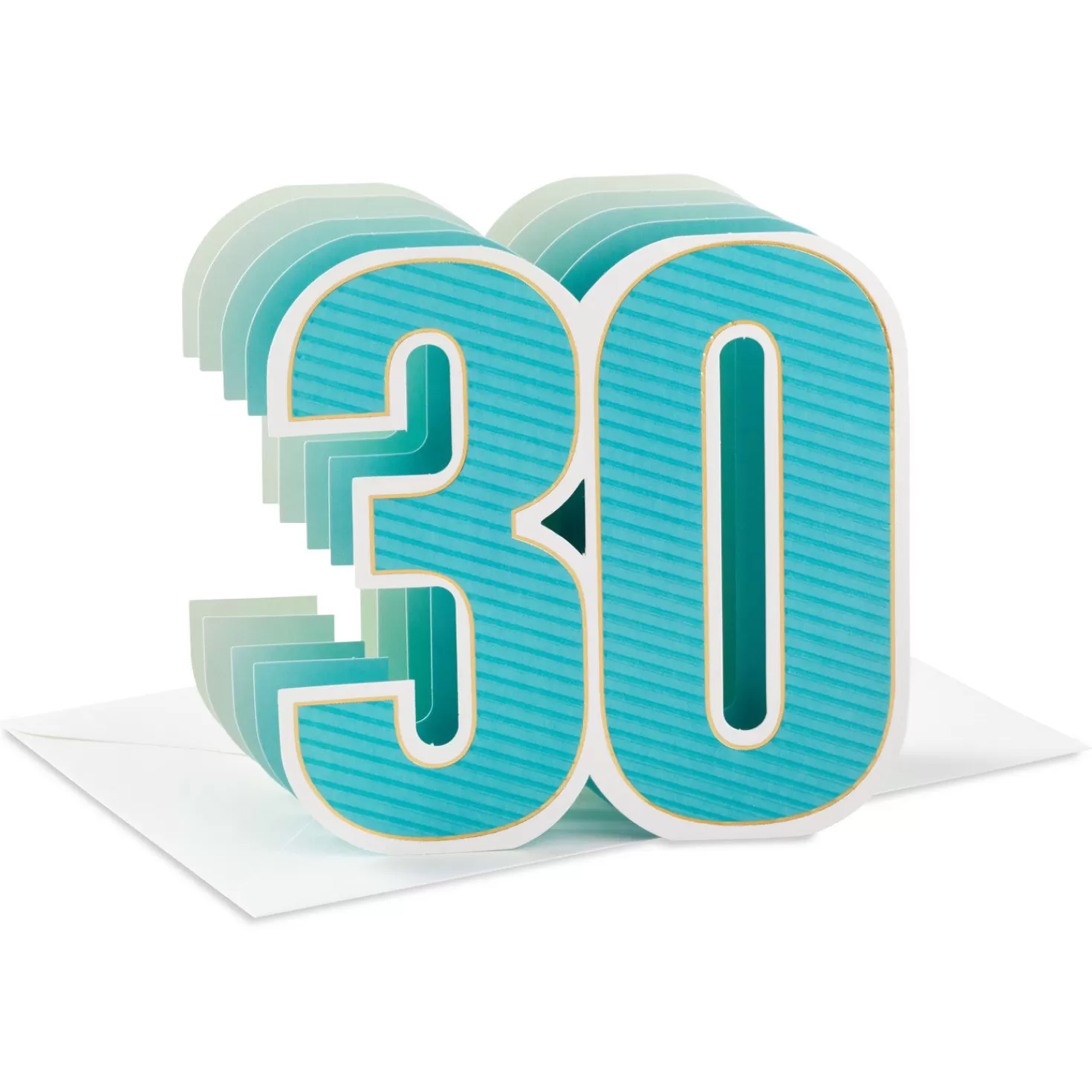 Birthday>Hallmark Many More Good Years Ahead 3D Pop-Up 30Th Birthday Card