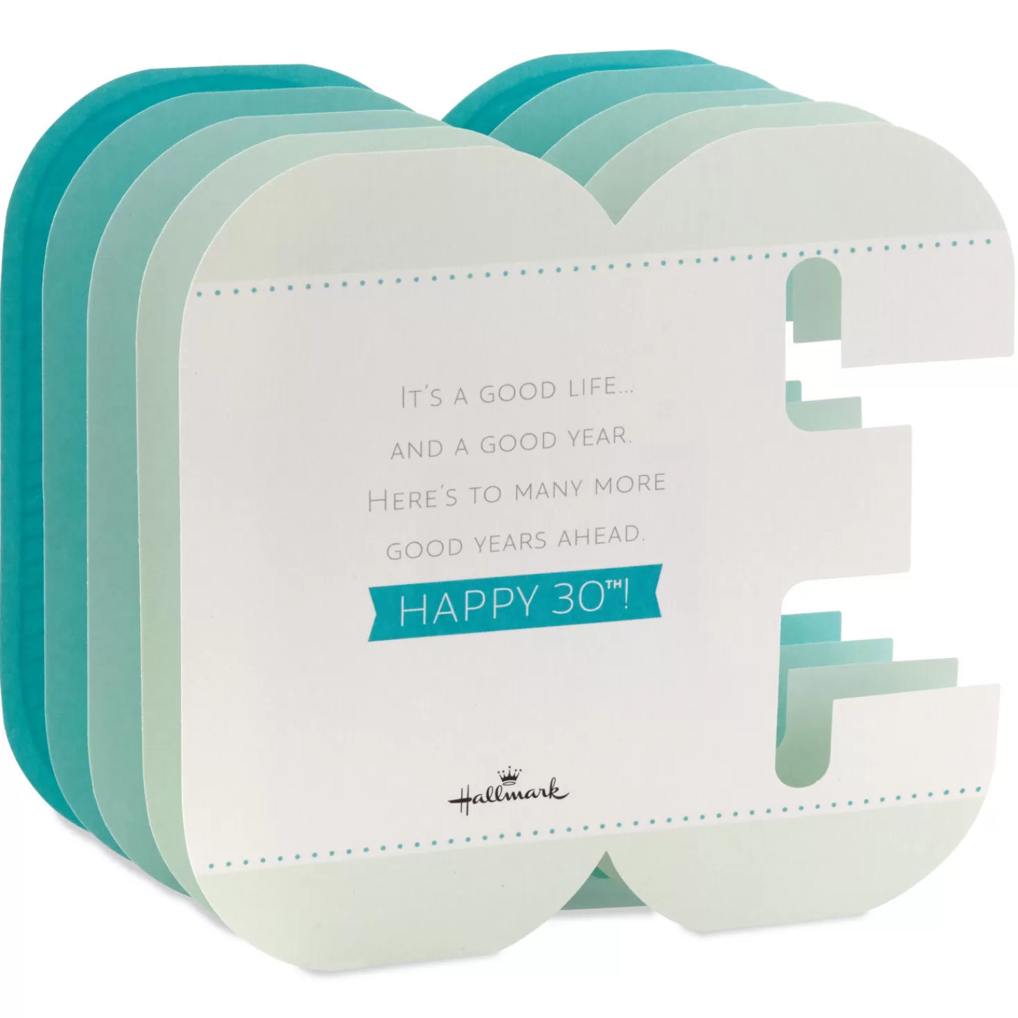 Birthday>Hallmark Many More Good Years Ahead 3D Pop-Up 30Th Birthday Card