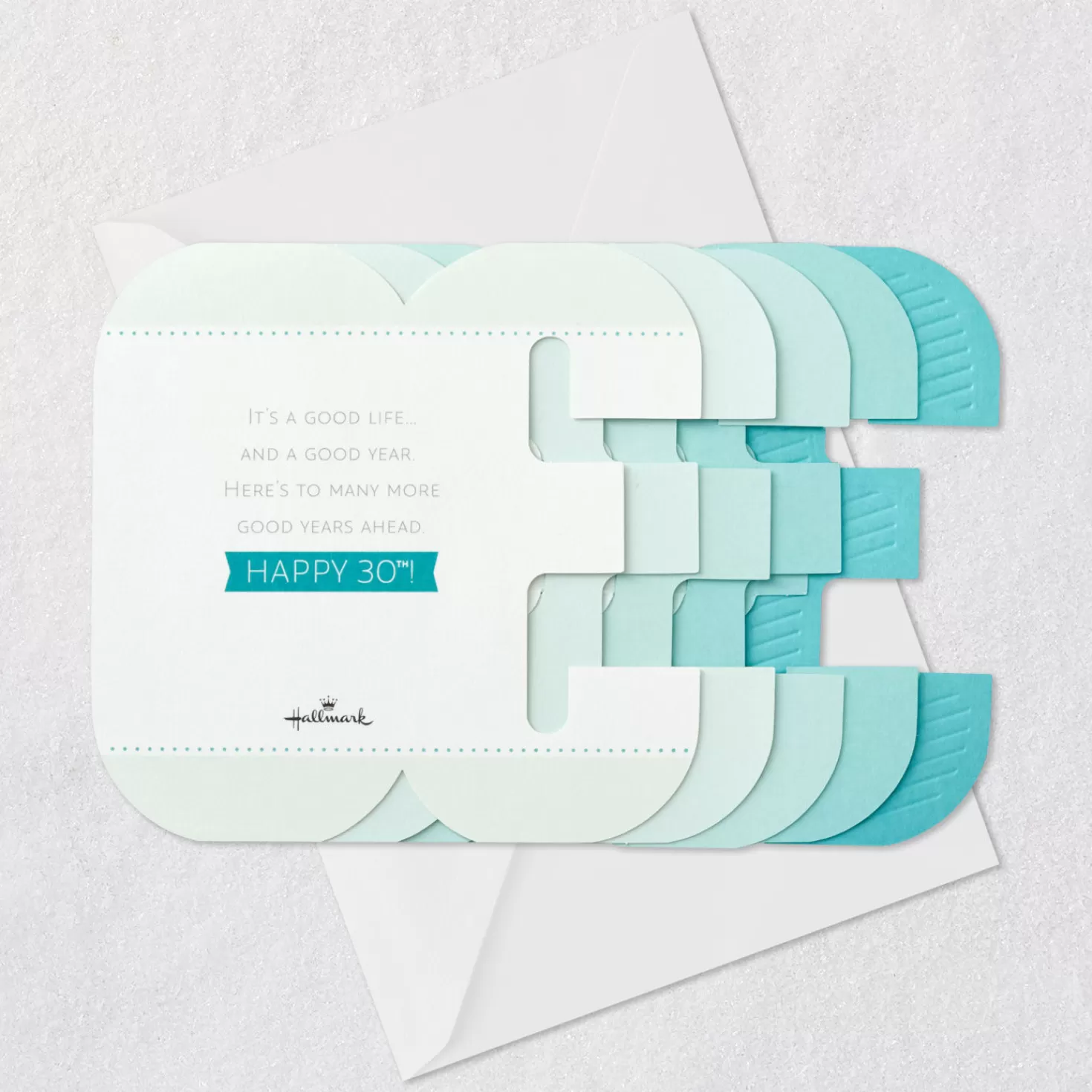 Birthday>Hallmark Many More Good Years Ahead 3D Pop-Up 30Th Birthday Card