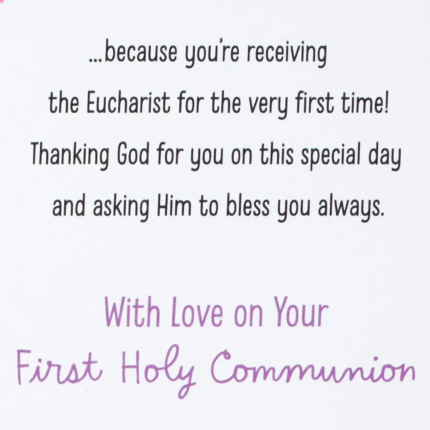 Outlet Many Things To Celebrate Religious First Communion Card For Niece First Communion