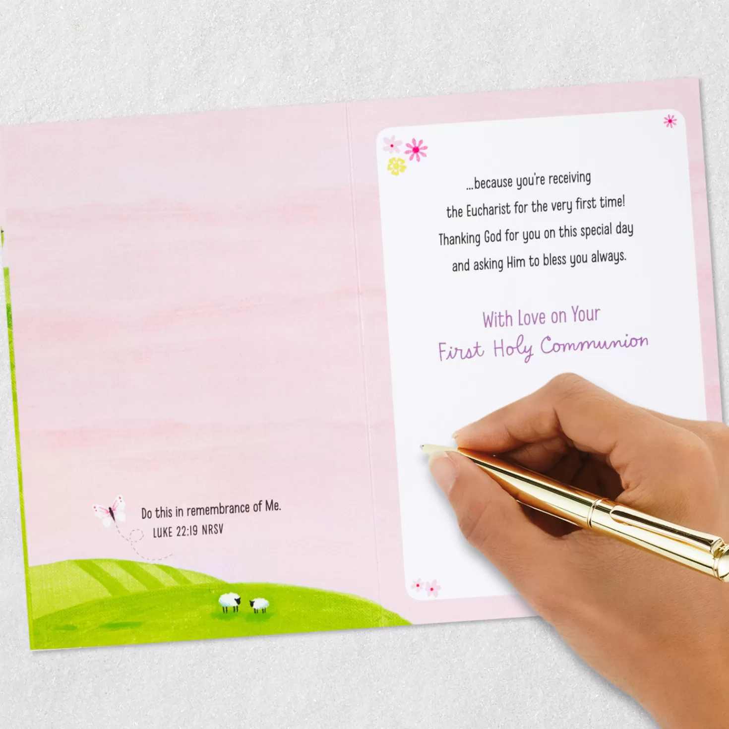 Outlet Many Things To Celebrate Religious First Communion Card For Niece First Communion