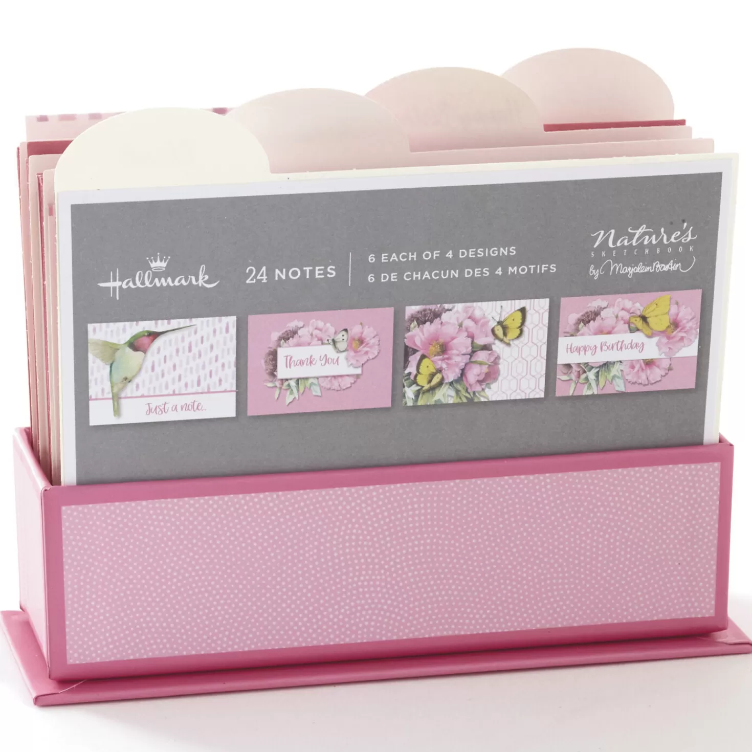 Birthday>Hallmark Marjolein Bastin Assorted Blank Nature Note Cards In Caddy, Pack Of 24