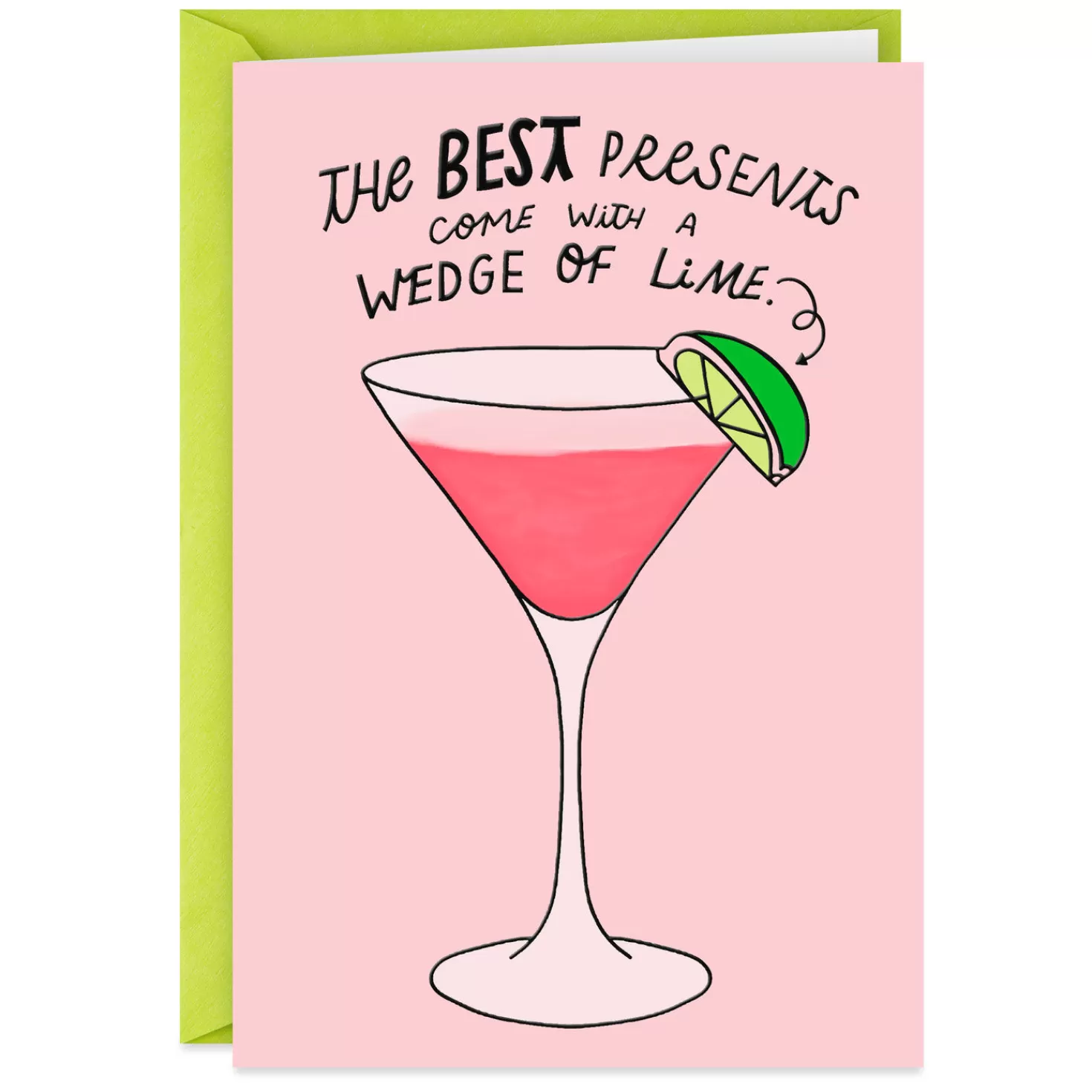 Birthday>Hallmark Martini With Lime Funny 21St Birthday Card