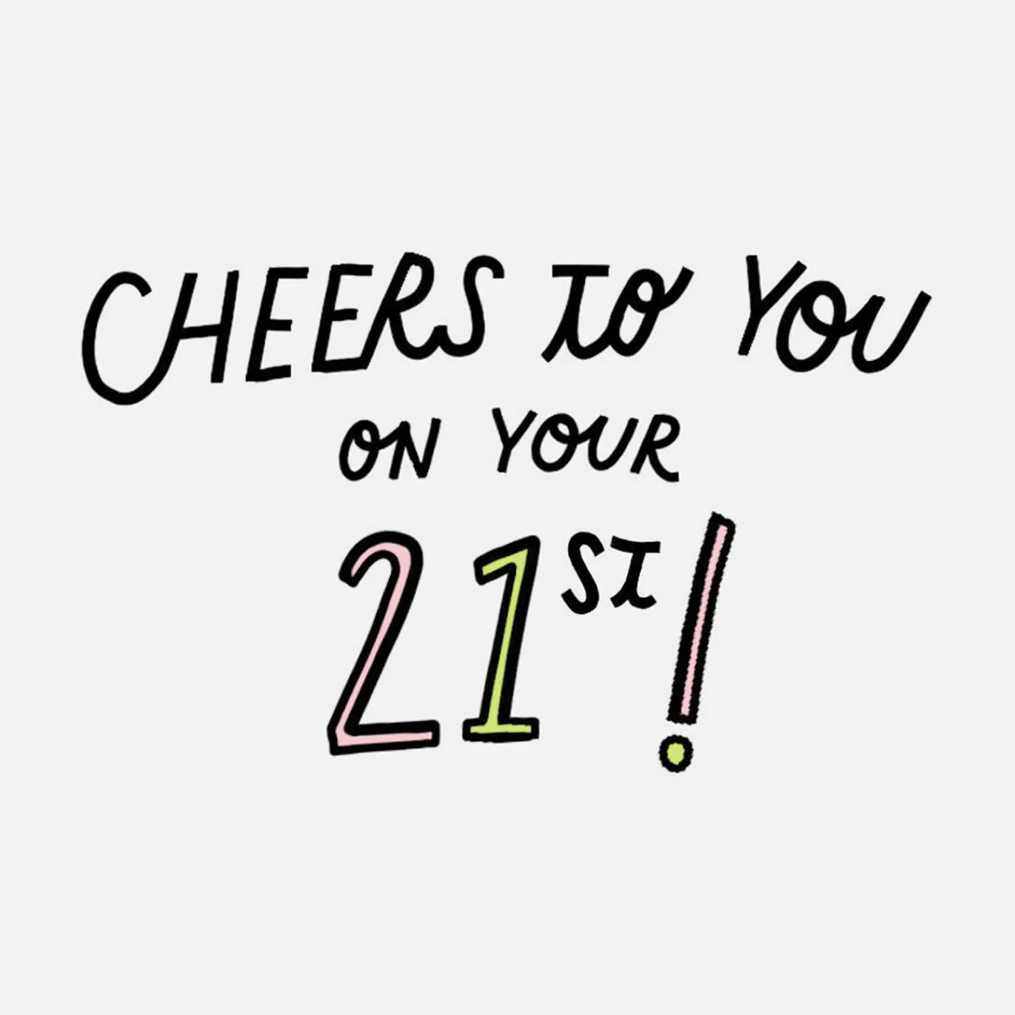 Birthday>Hallmark Martini With Lime Funny 21St Birthday Card