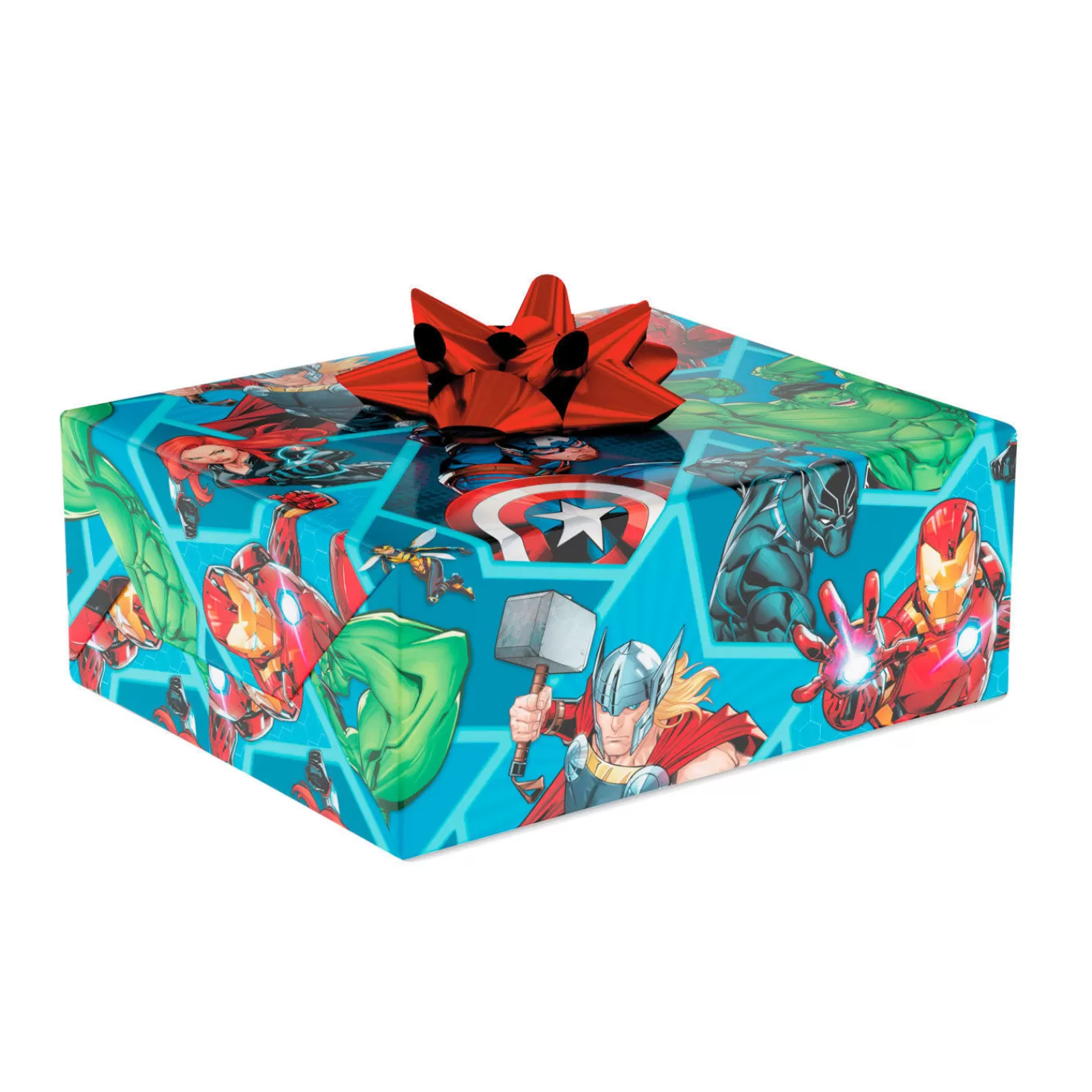Birthday>Hallmark Marvel Avengers In Action Wrapping Paper, 17.5 Sq. Ft.