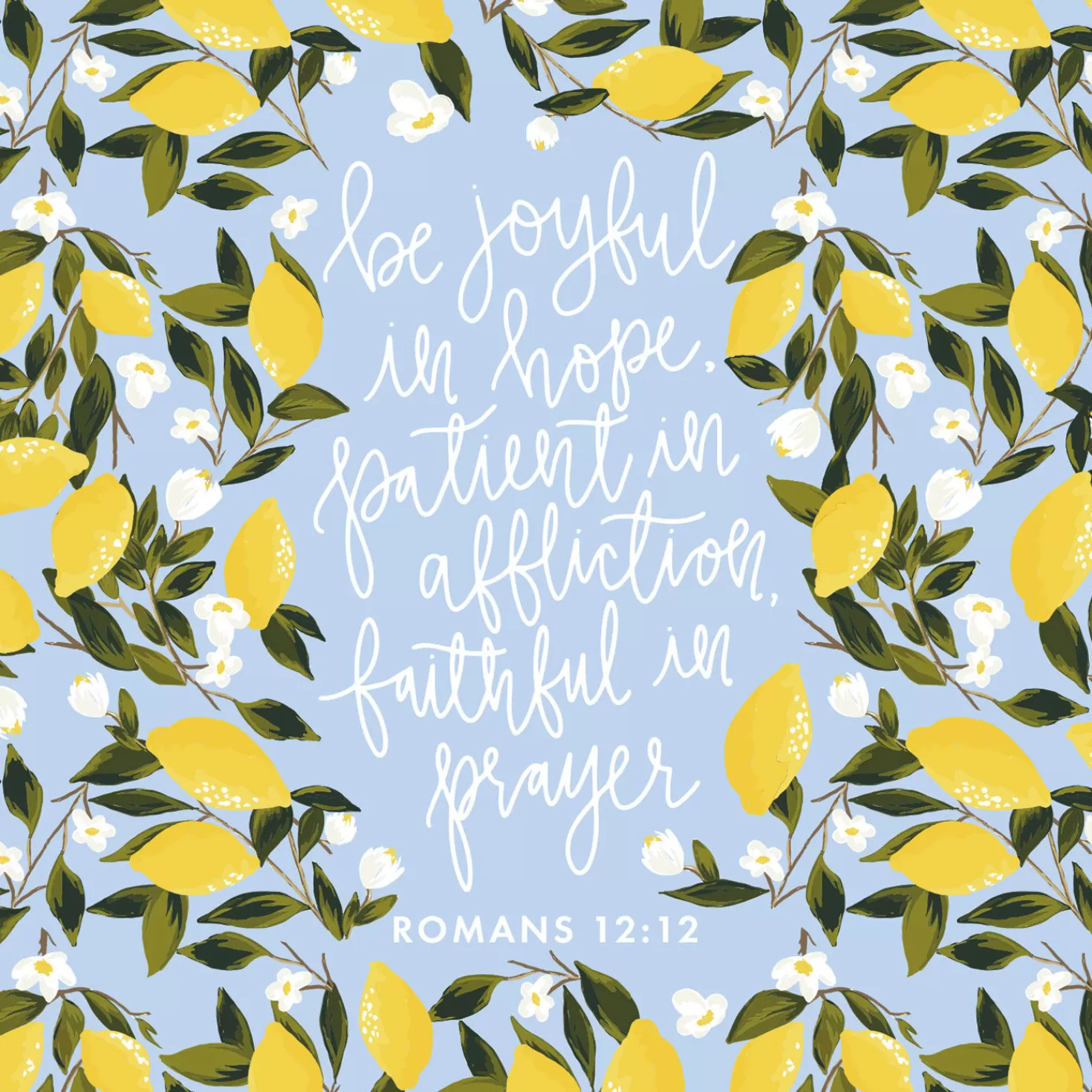 Best Sale Mary Square Lemons Jigsaw Puzzle Encouragement