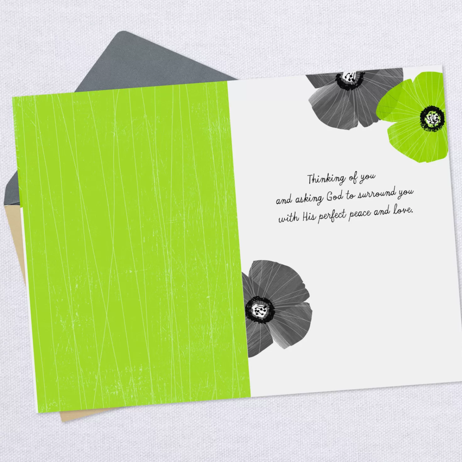 Fashion May God Surround You With Peace And Love Sympathy Card Sympathy