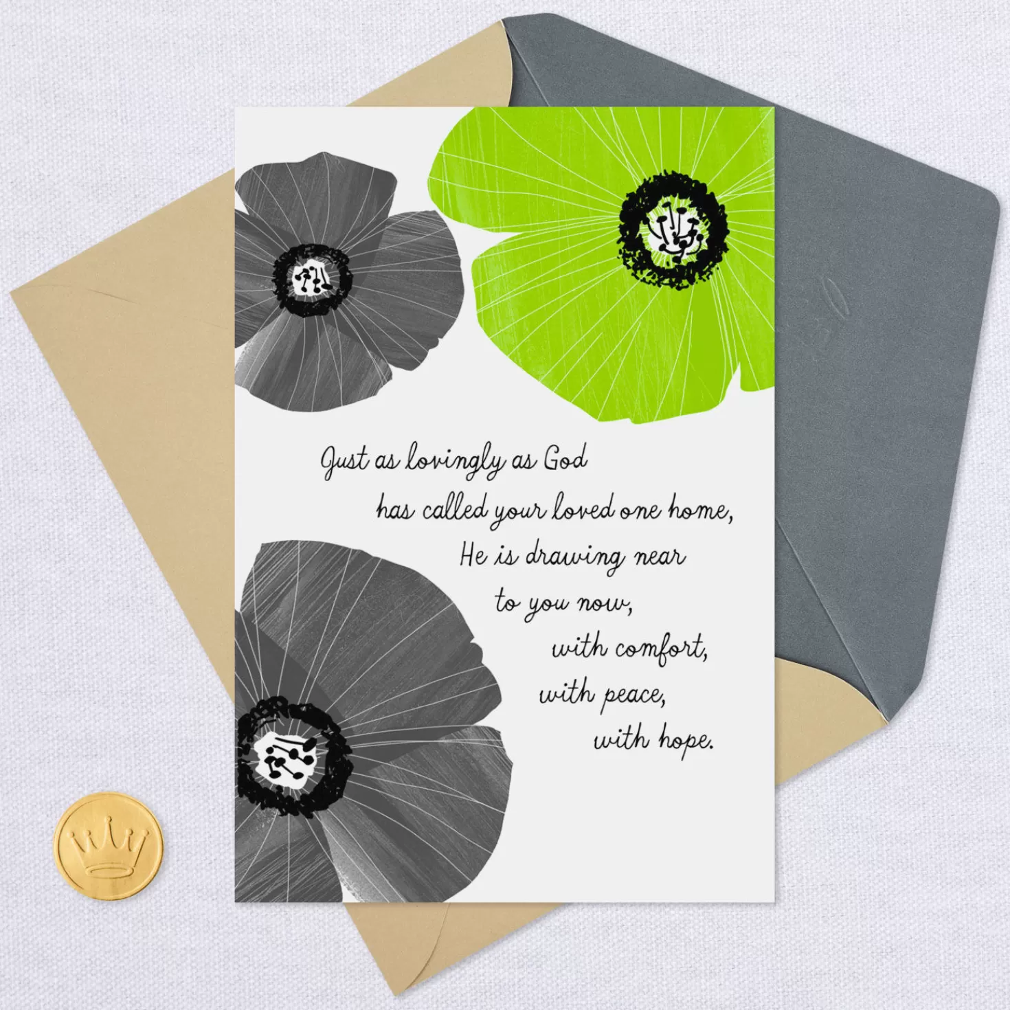 Fashion May God Surround You With Peace And Love Sympathy Card Sympathy