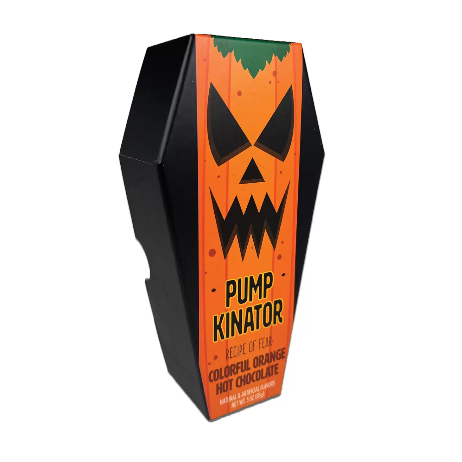Halloween (10/31)>Hallmark Mcsteven's Pumpkinator Coffin Cafe Orange Hot Chocolate, 3 Oz.