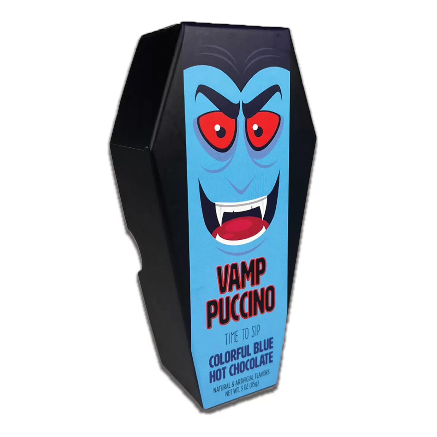 Halloween (10/31)>Hallmark Mcsteven's Vampuccino Coffin Cafe Blue Hot Chocolate, 3 Oz.