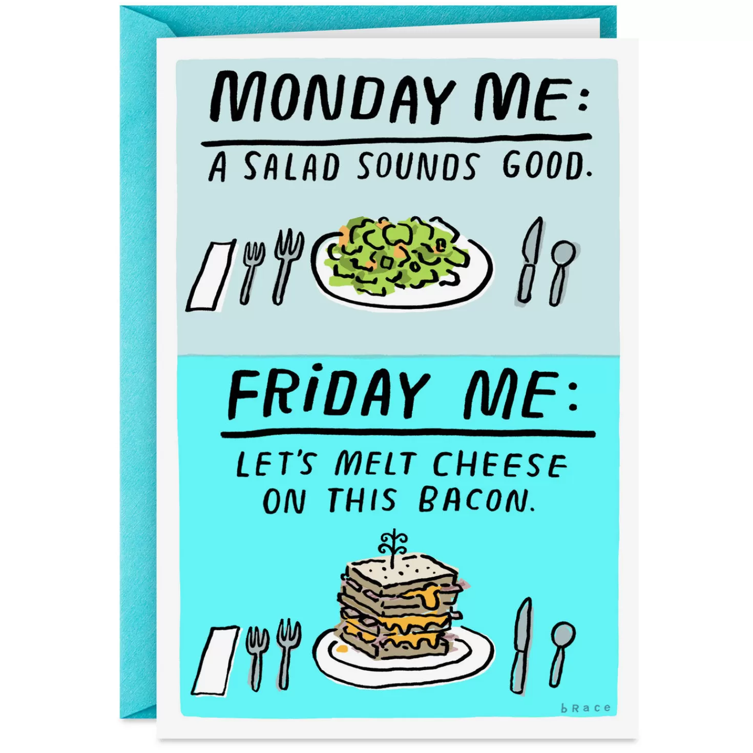Birthday>Hallmark Melted Cheese Funny Birthday Card