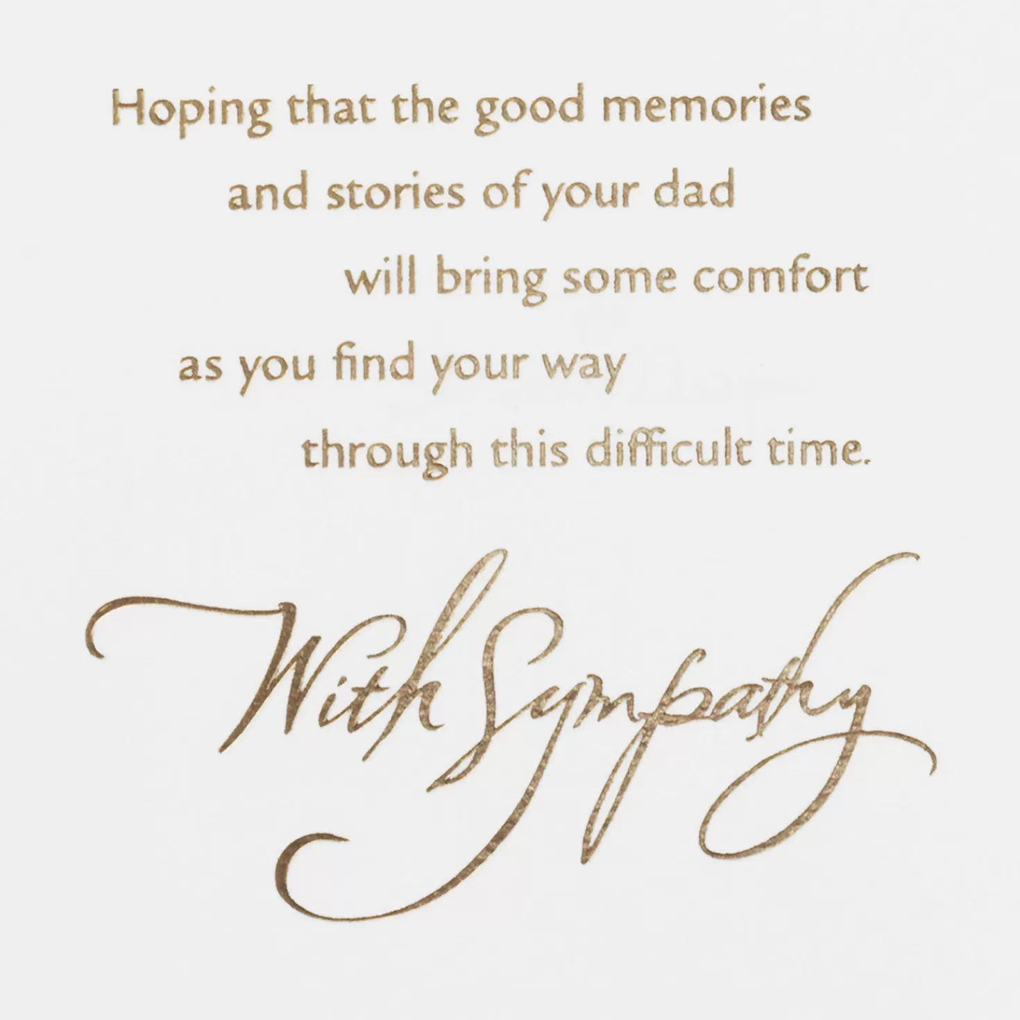 Sale Memories And Stories Sympathy Card For Loss Of Dad Sympathy