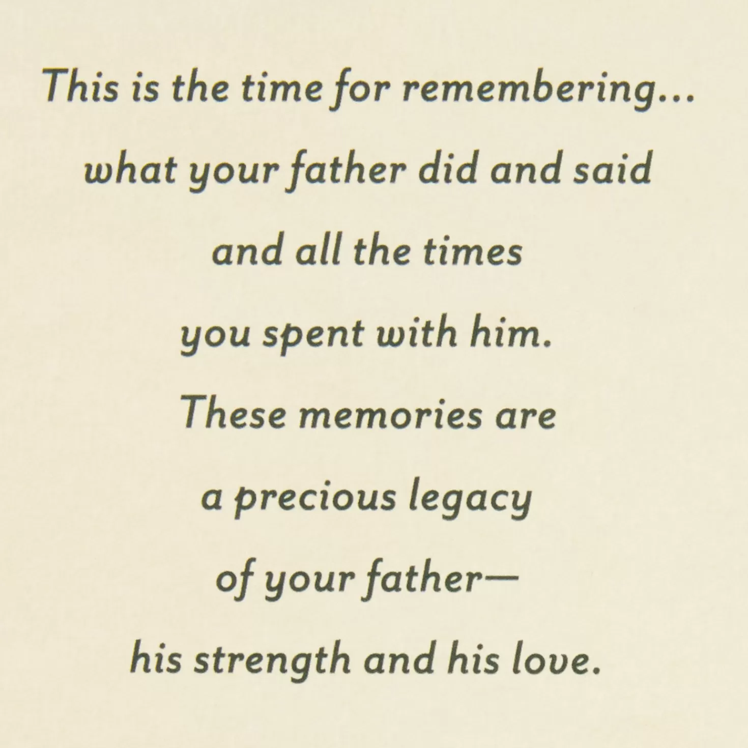 Shop Memories Are A Precious Legacy Religious Sympathy Card For Loss Of Father Sympathy