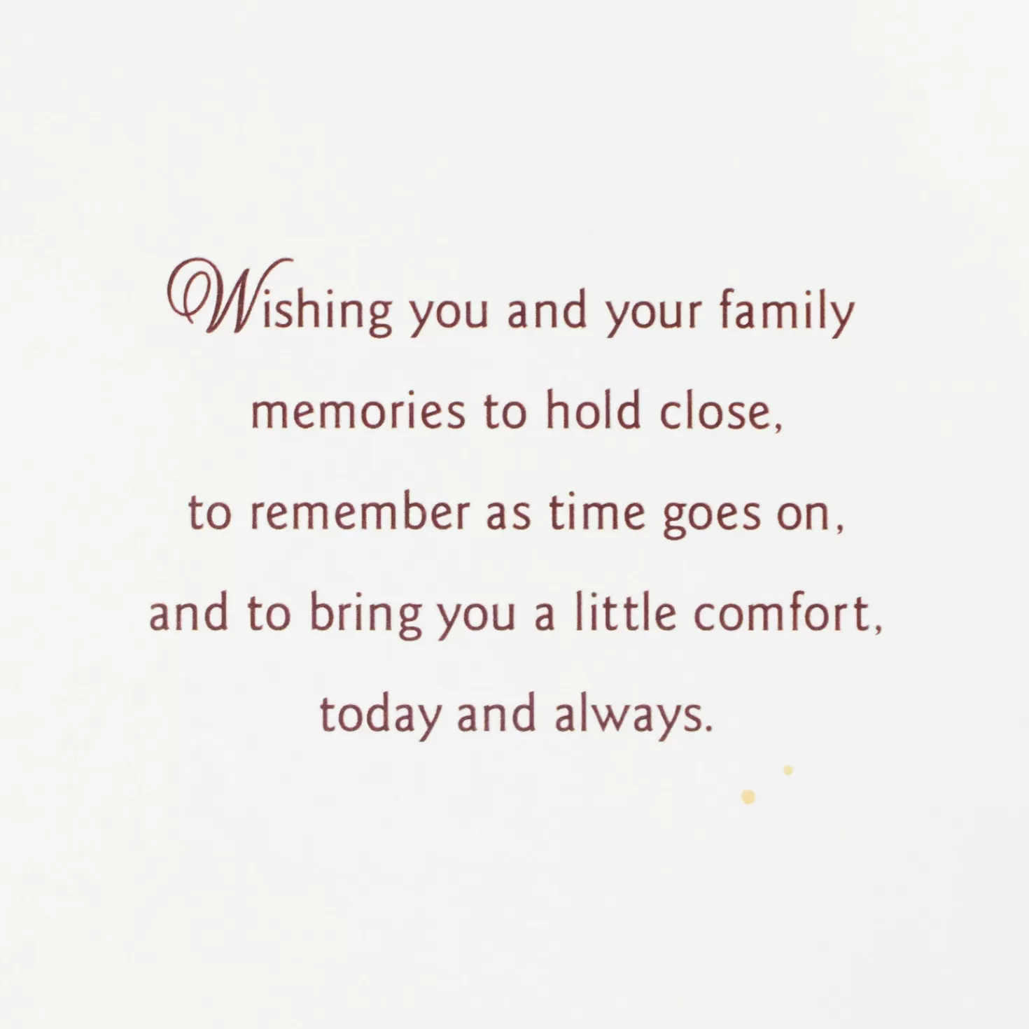 Cheap Memories Keep Our Loved Ones Close Sympathy Card Sympathy