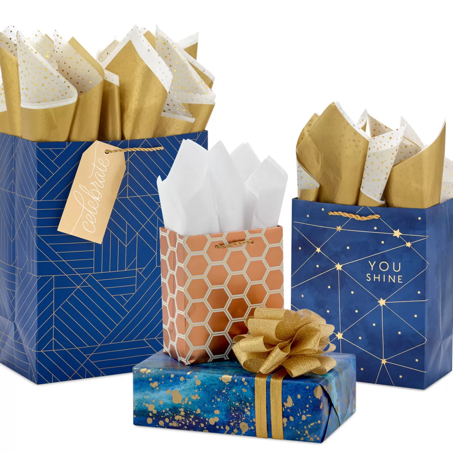 Birthday>Hallmark Midnight Mood Gift Wrap Collection
